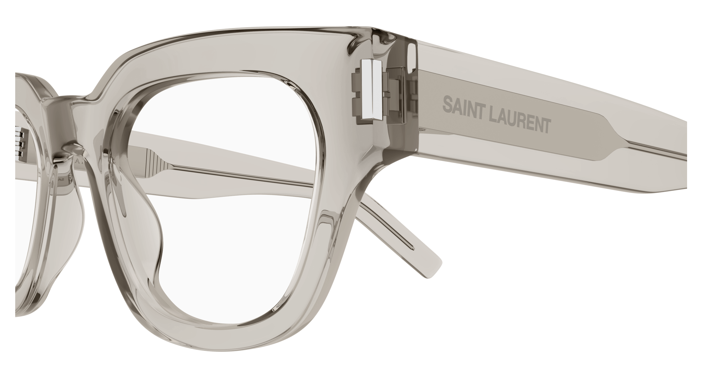 Beige Eyeglasses Saint Laurent 889652485393