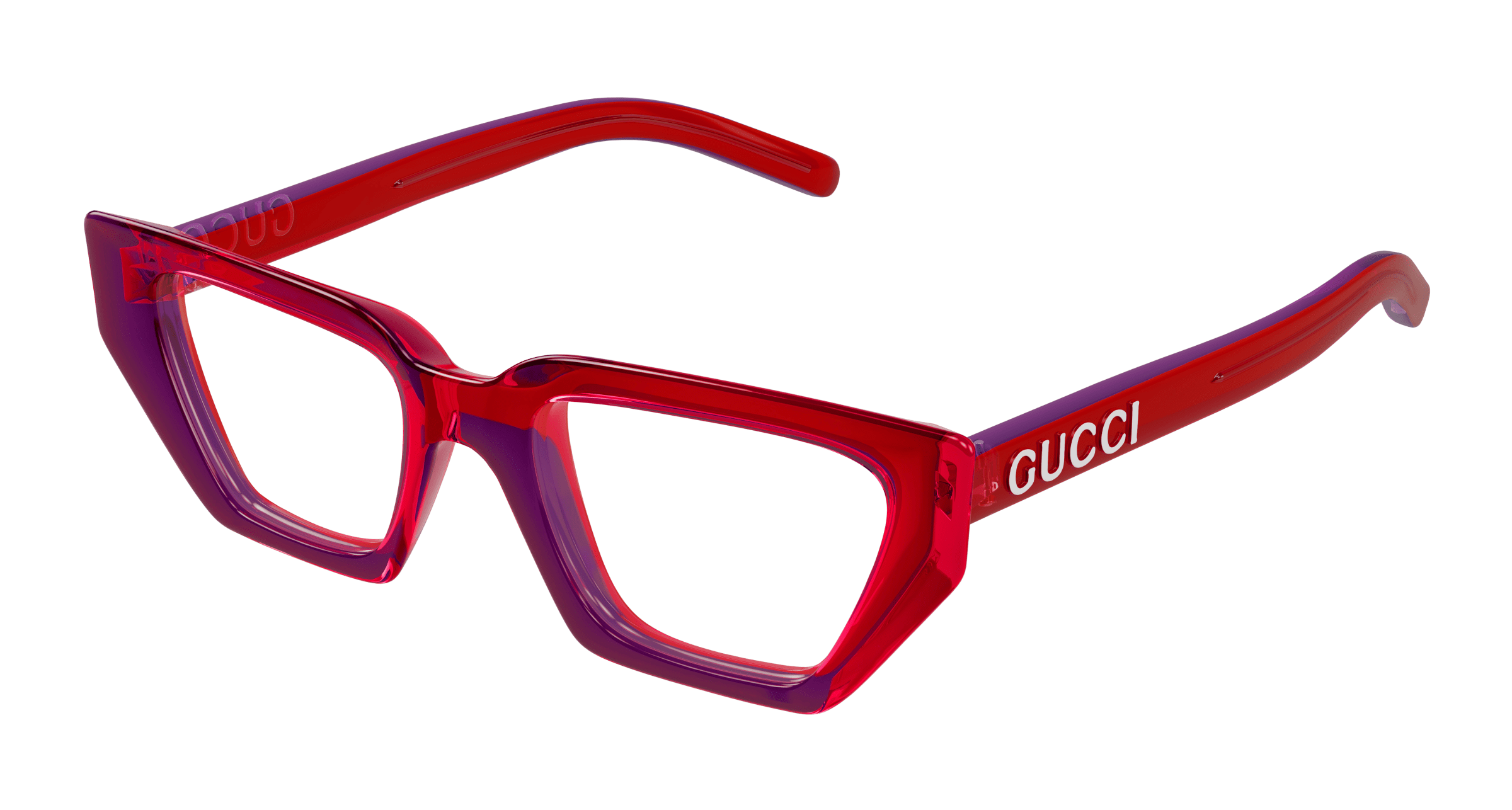 Red Eyeglasses Gucci 889652500287