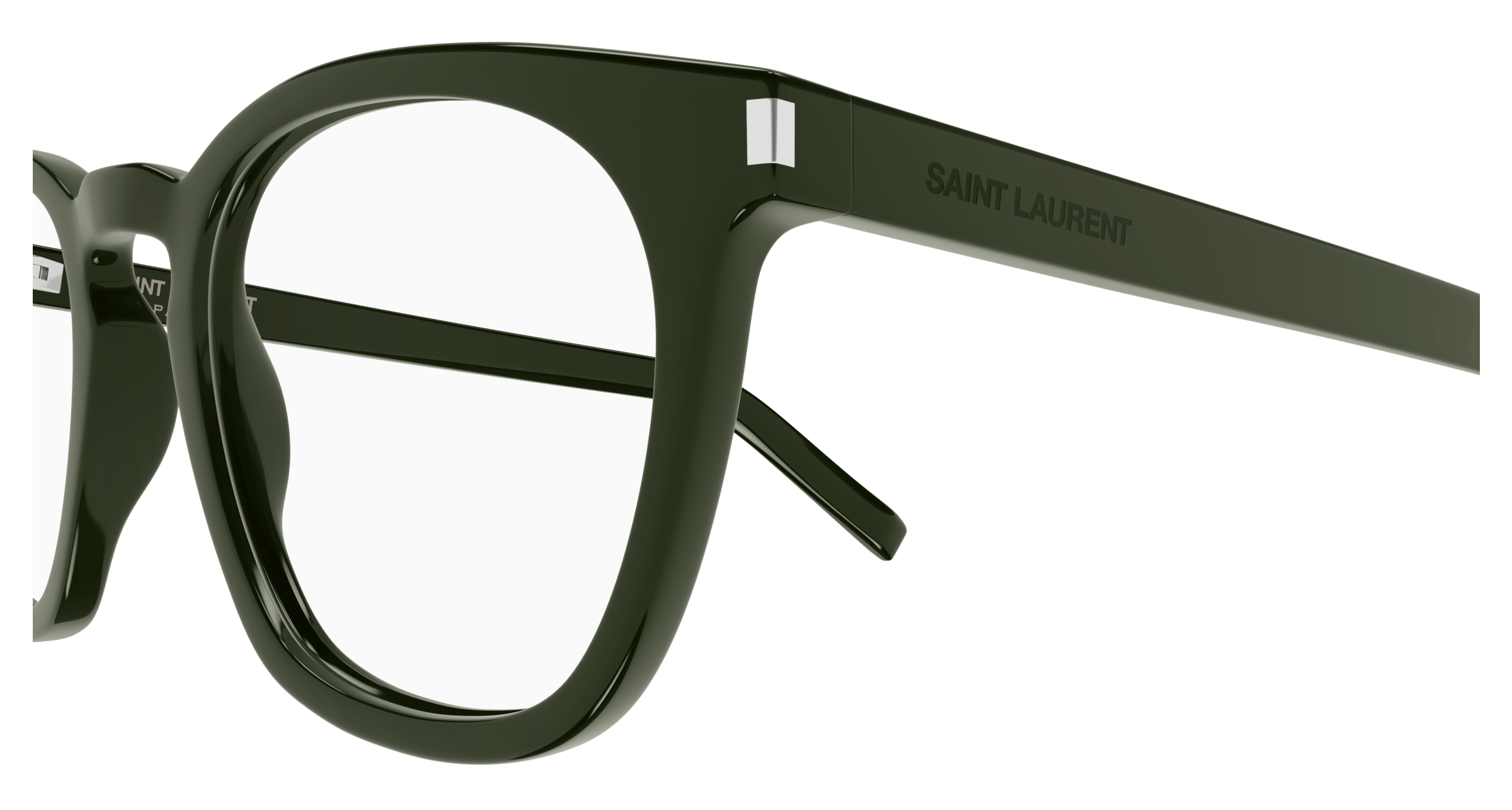 Green Eyeglasses Saint Laurent 889652521954