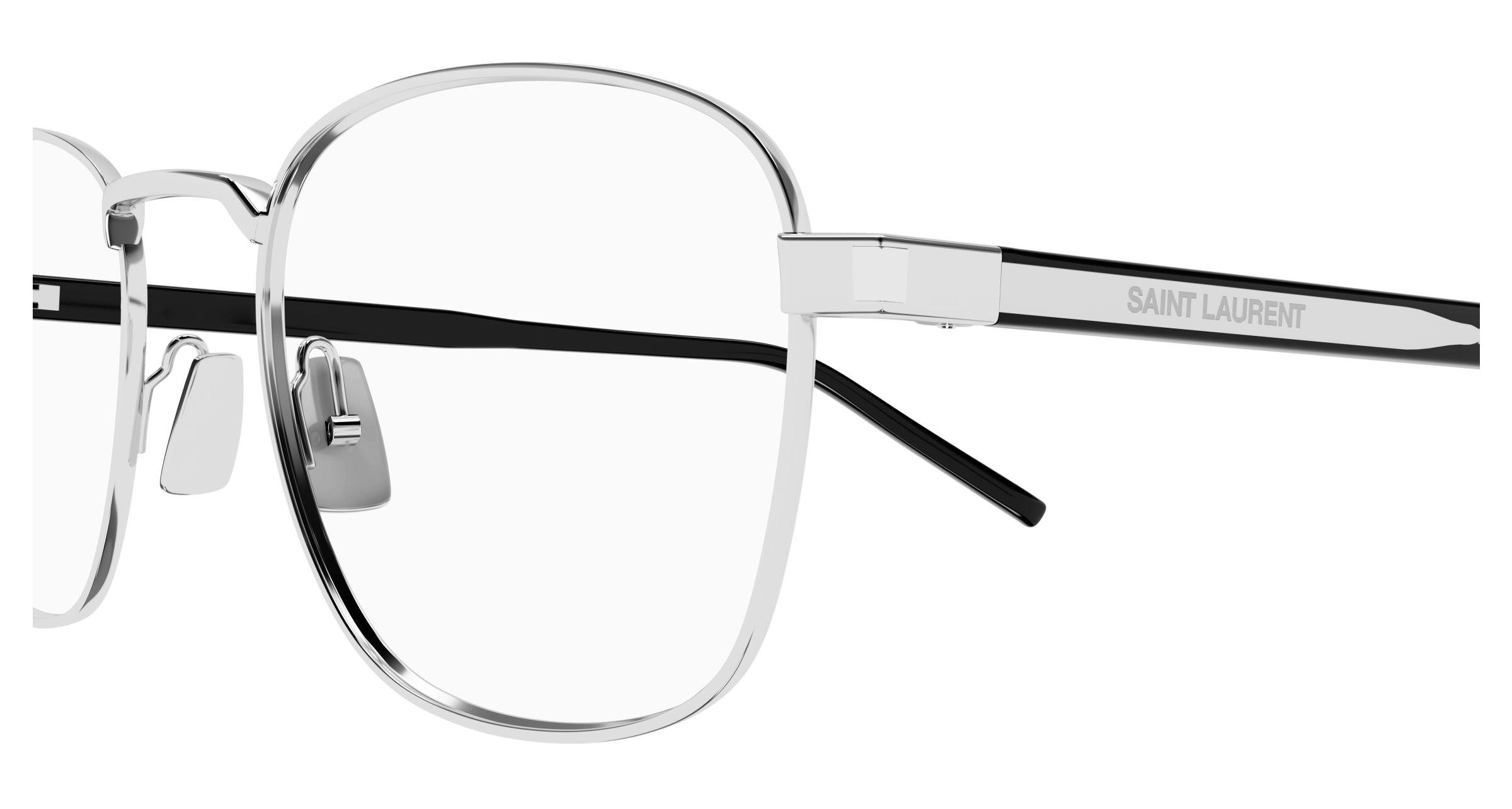 Silver Eyeglasses Saint Laurent 889652491226