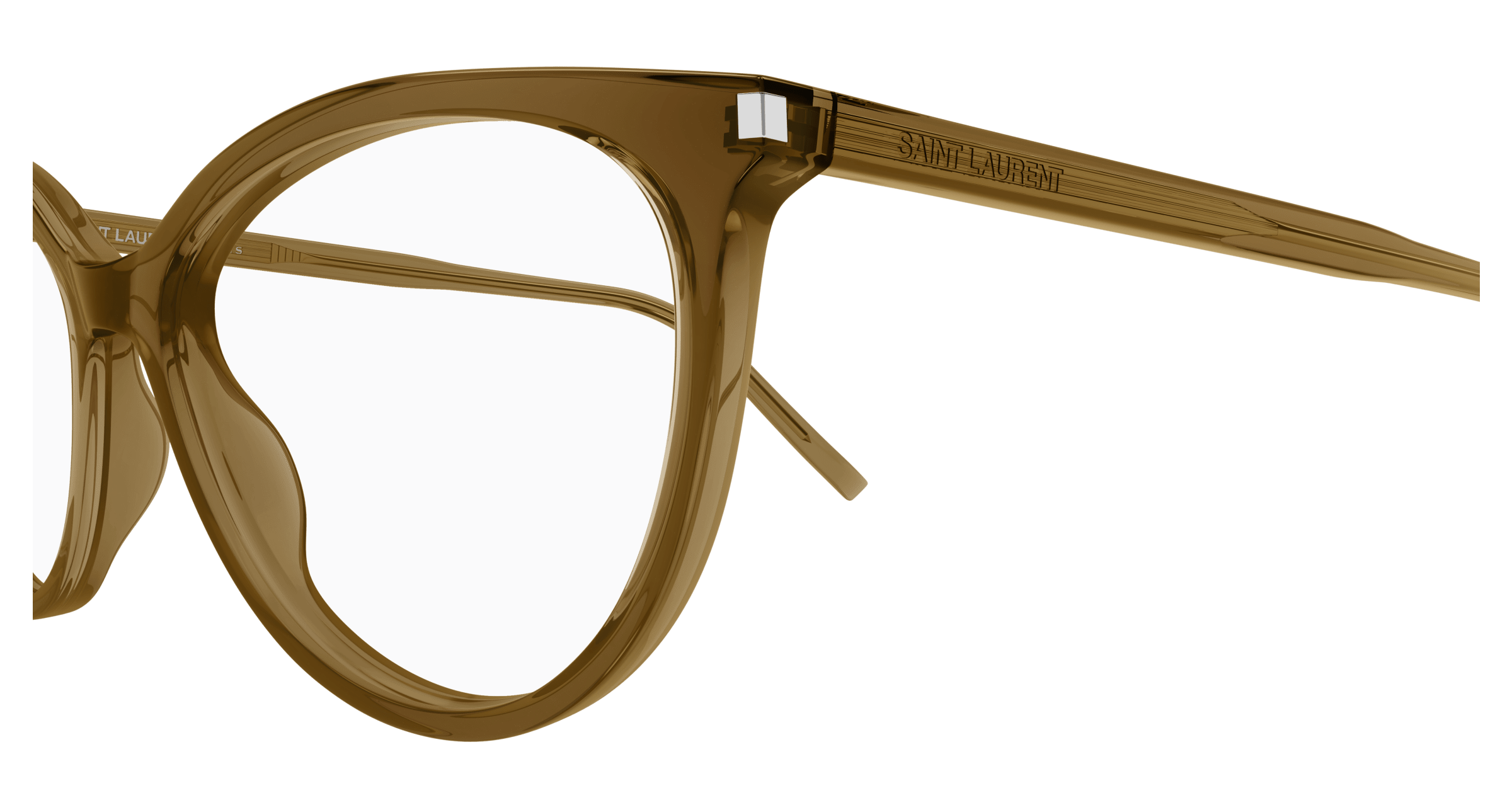 Brown Eyeglasses Saint Laurent 889652517377