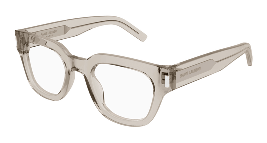 Beige Eyeglasses Saint Laurent 889652485393