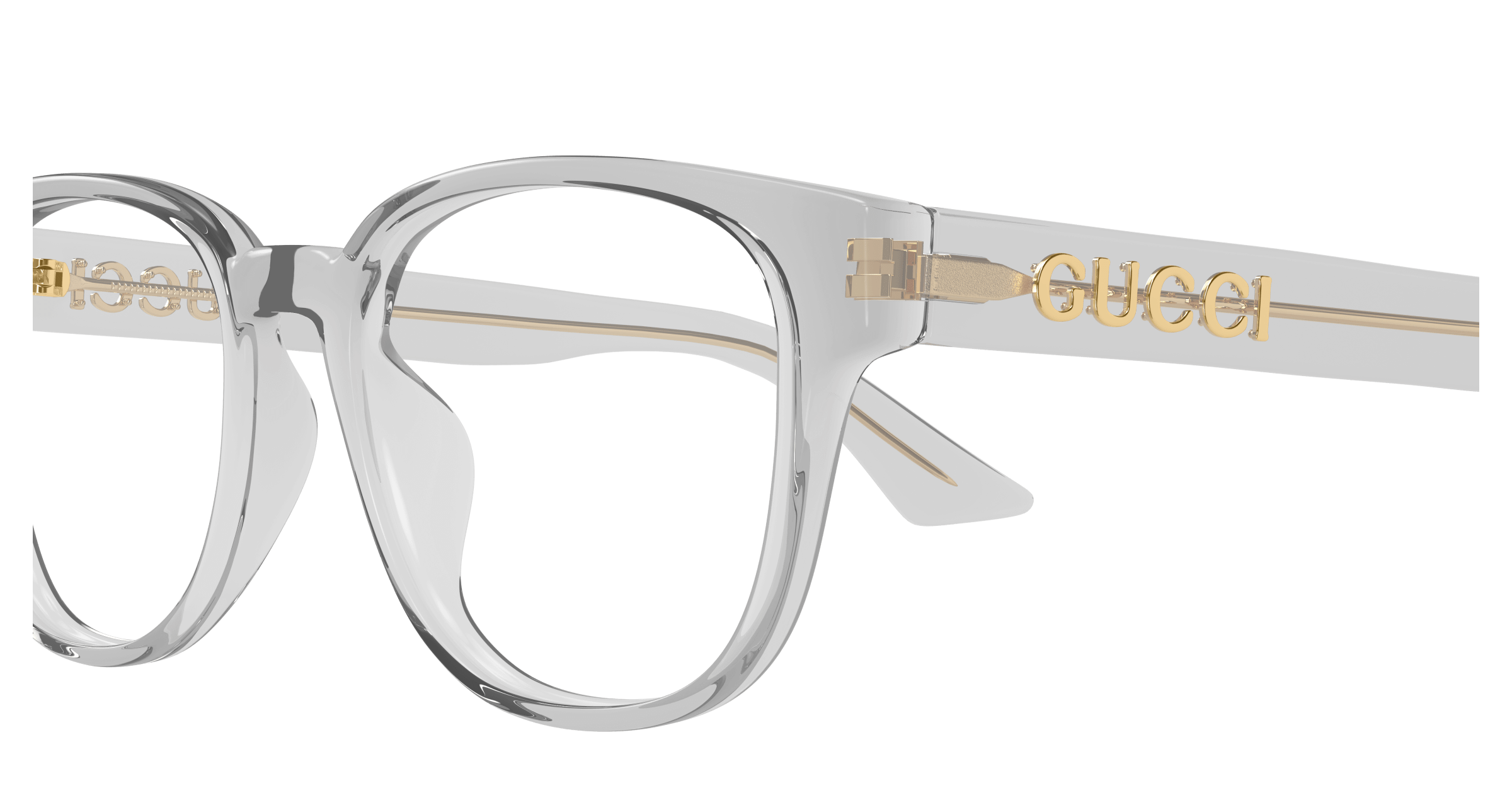 Grey Eyeglasses Gucci 889652502618