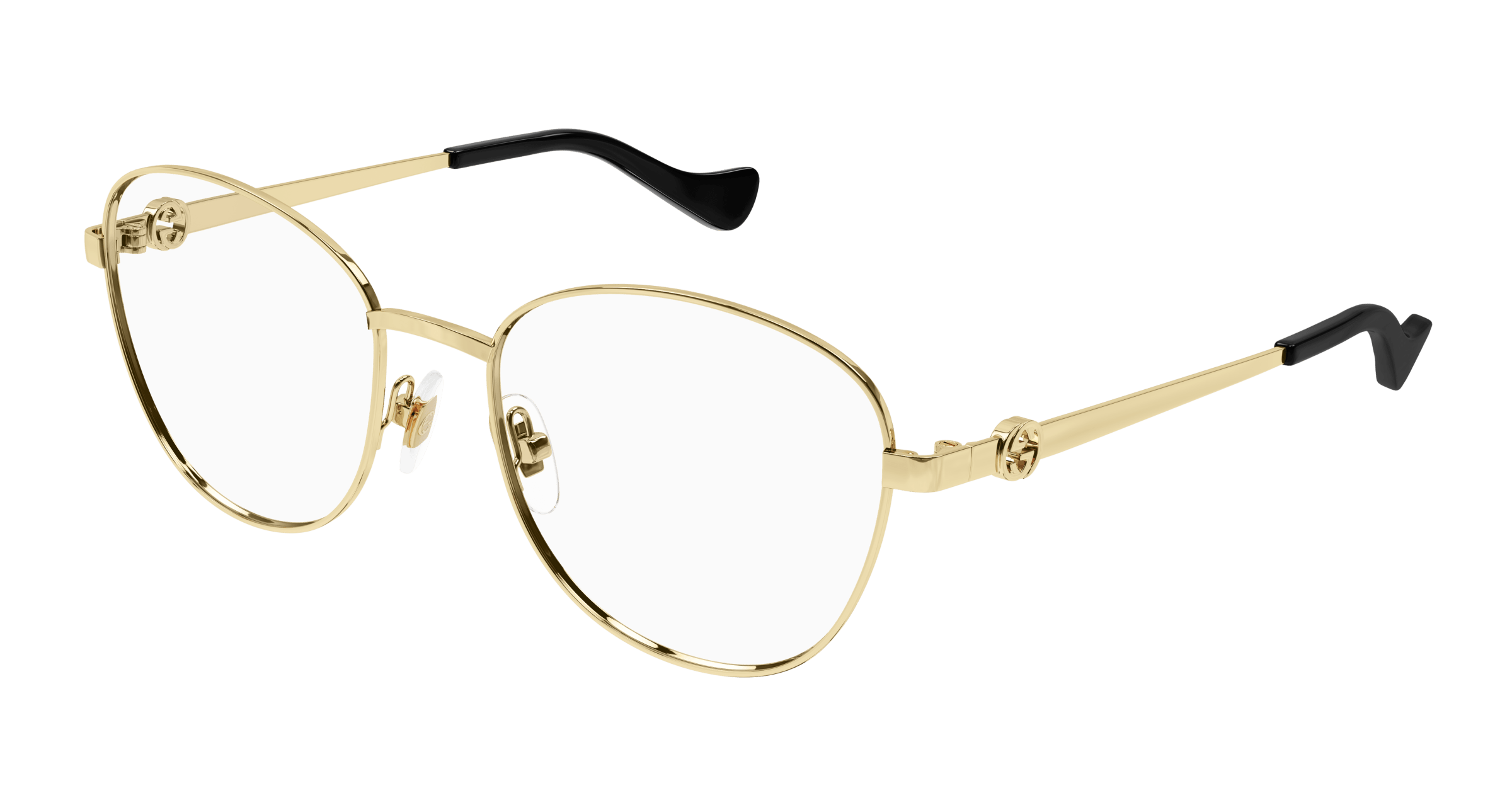 Gold Eyeglasses Gucci 889652469744