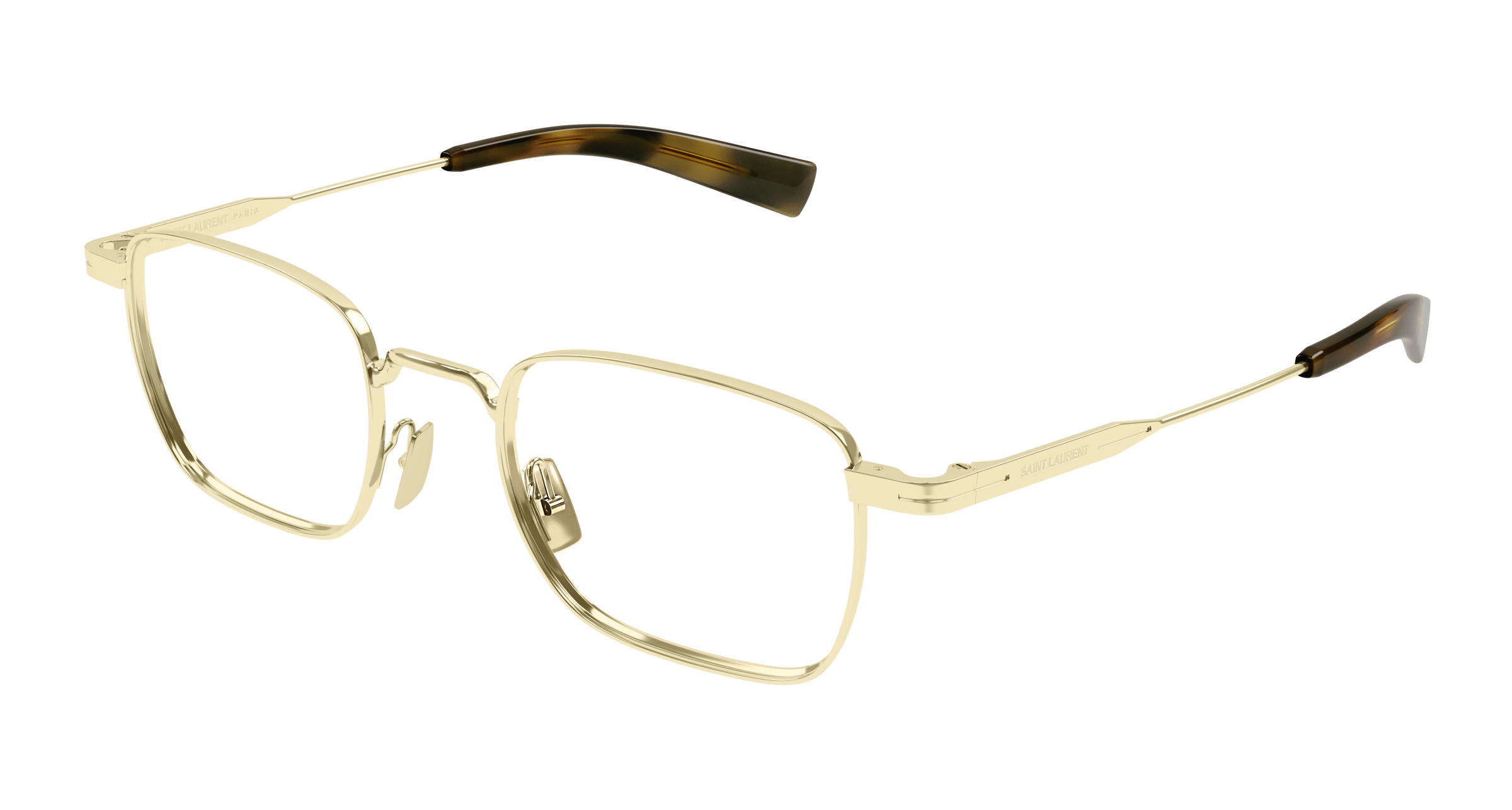 Gold Eyeglasses Saint Laurent 889652516639