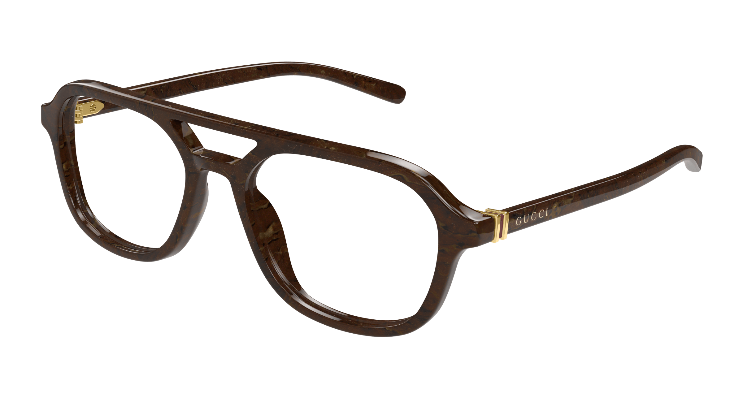 Brown Eyeglasses Gucci 889652498737