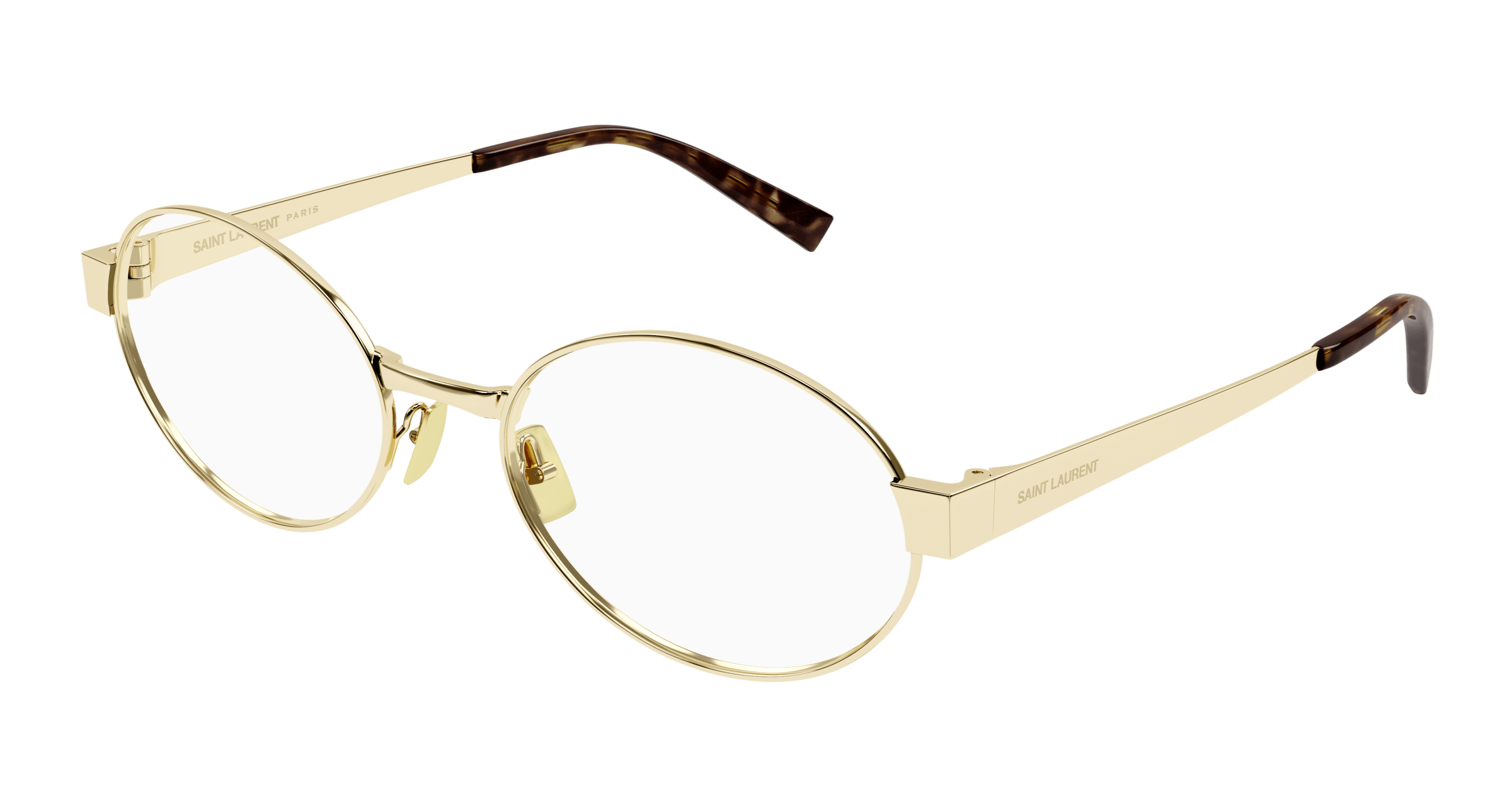 Gold Eyeglasses Saint Laurent 889652492667