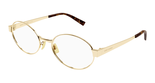 Gold Eyeglasses Saint Laurent 889652492667