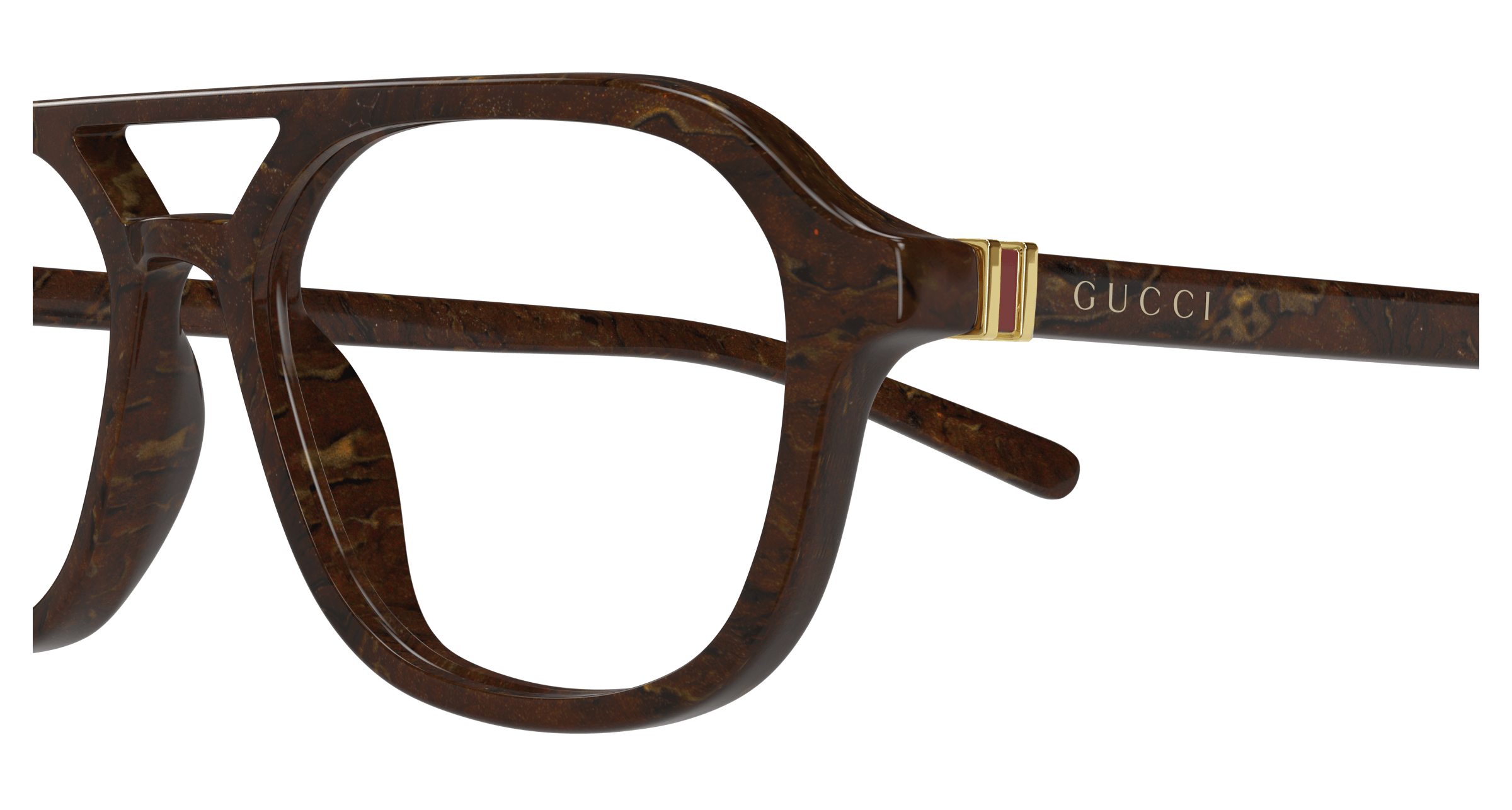 Brown Eyeglasses Gucci 889652498737