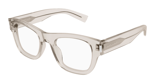 Beige Eyeglasses Saint Laurent 889652490977