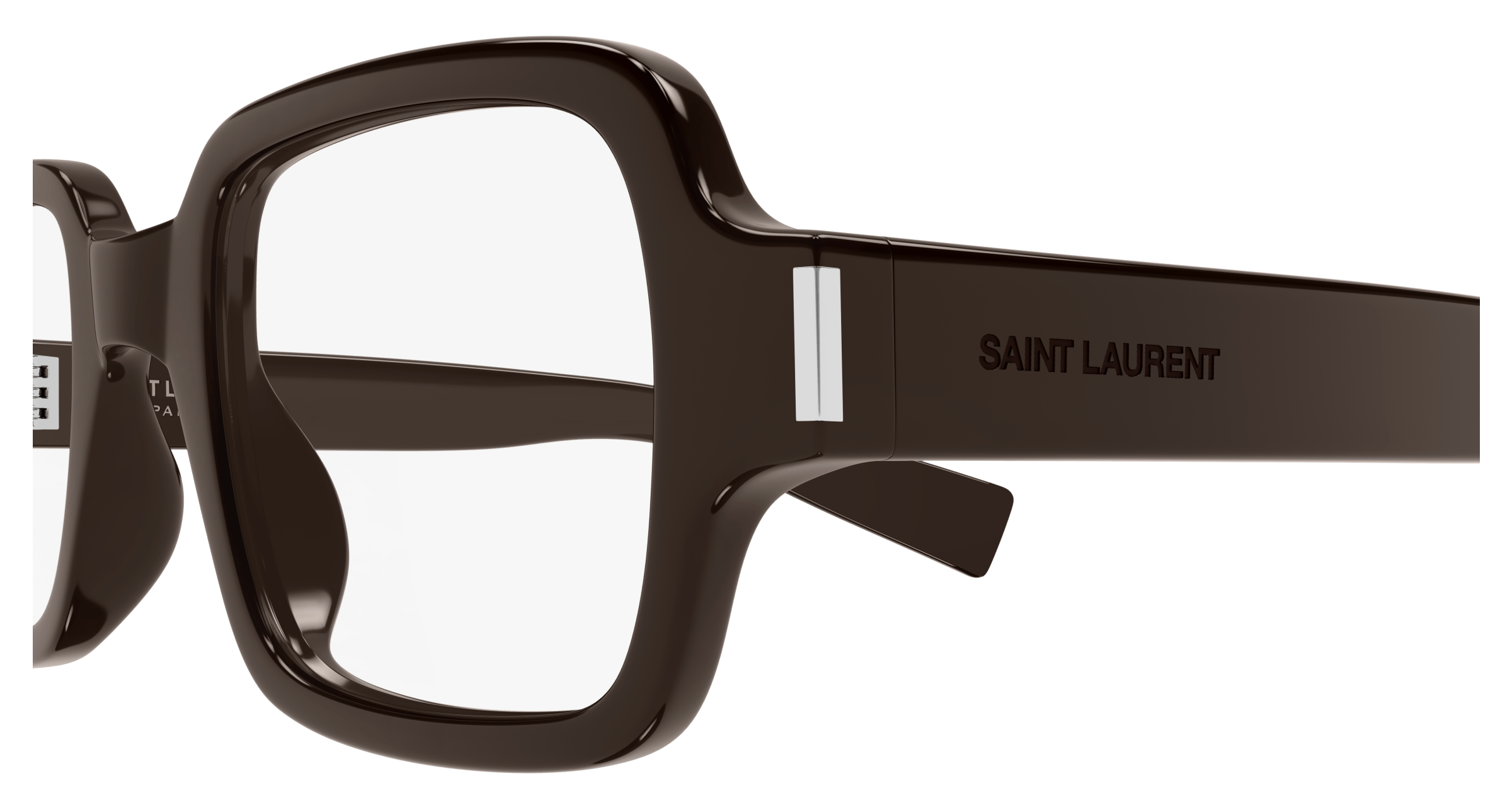 Brown Eyeglasses Saint Laurent 889652517018