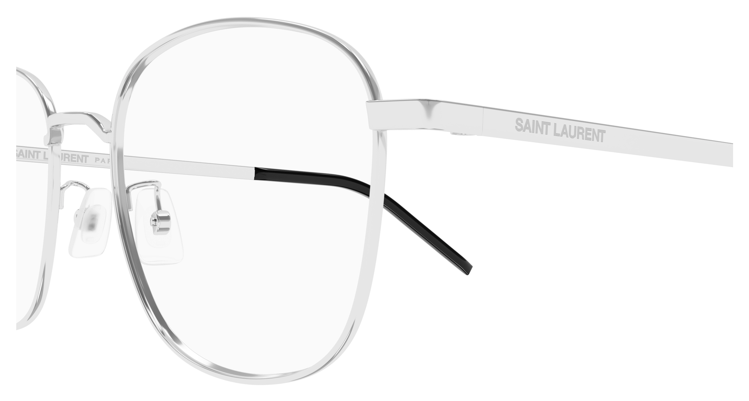 Silver Eyeglasses Saint Laurent 889652487380