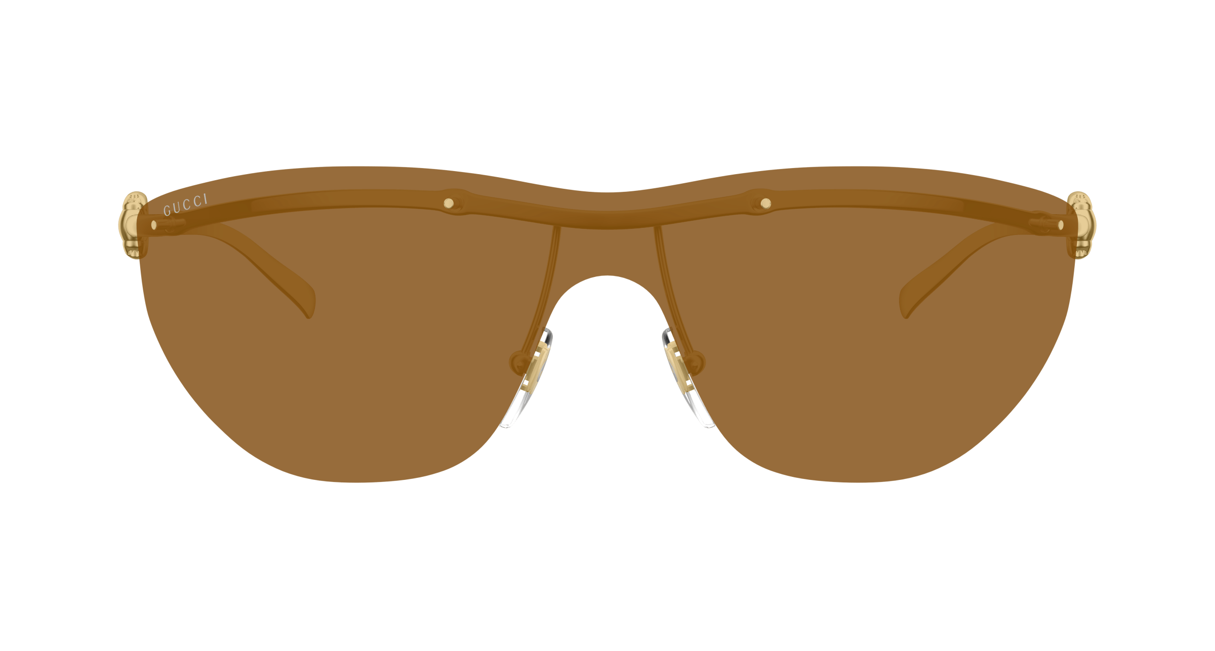 Gold Sunglasses Gucci 889652498409