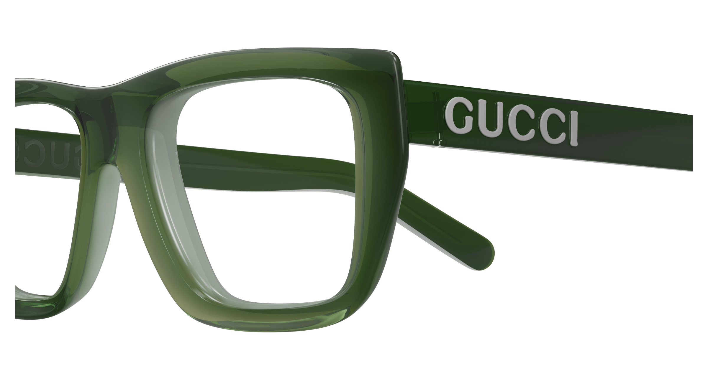 Green Eyeglasses Gucci 889652500416