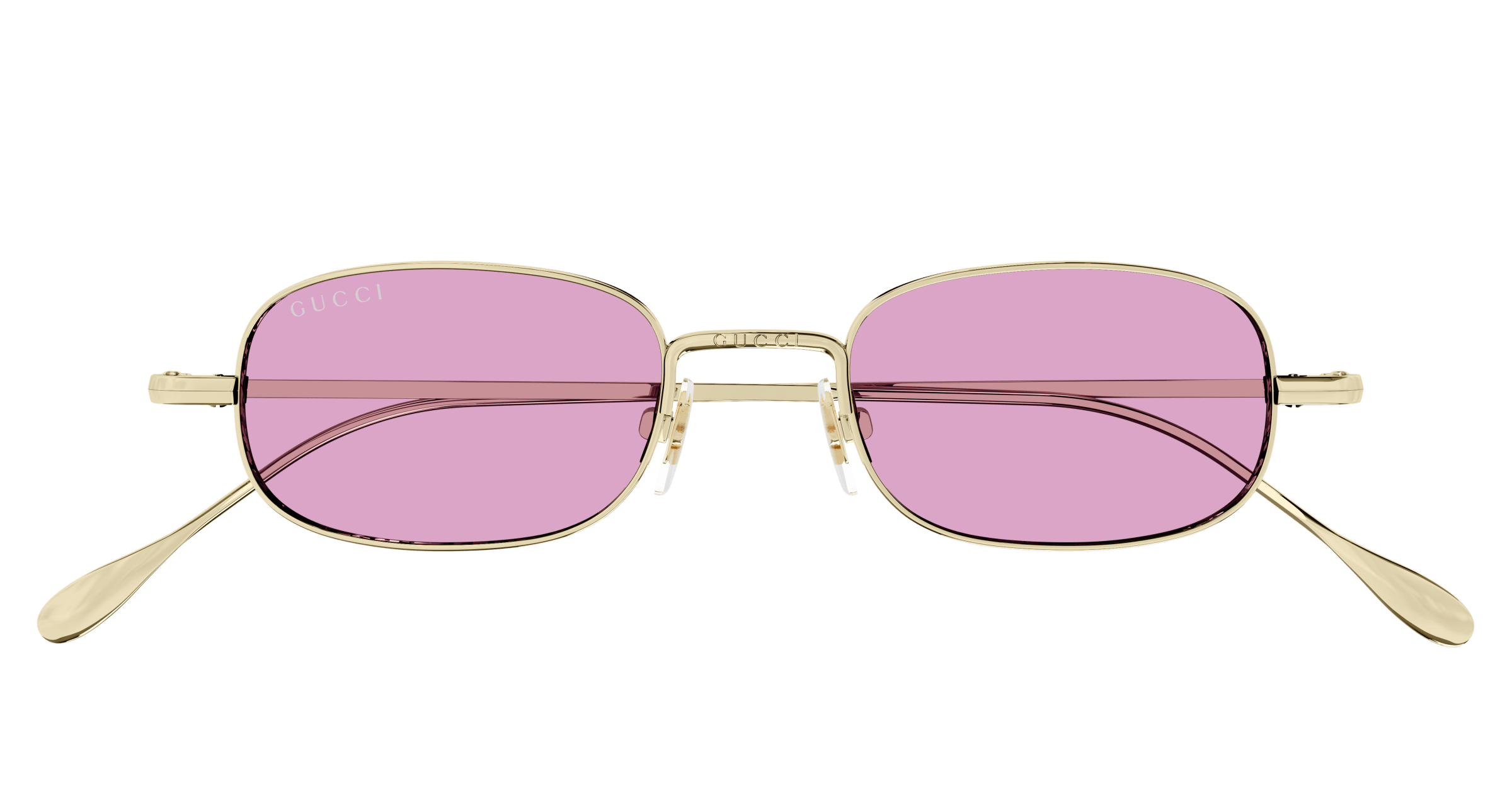 Gold Sunglasses Gucci 889652490618