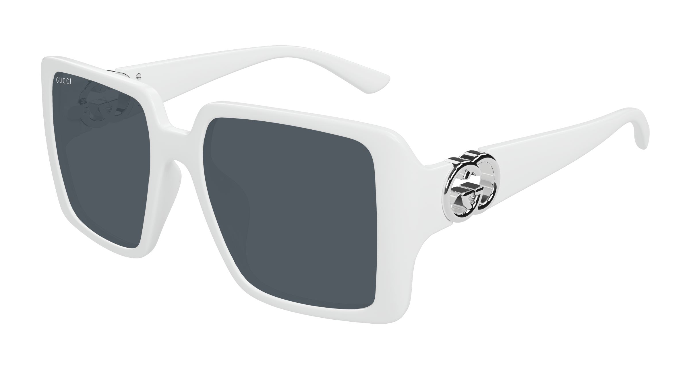 White Sunglasses Gucci 889652499437