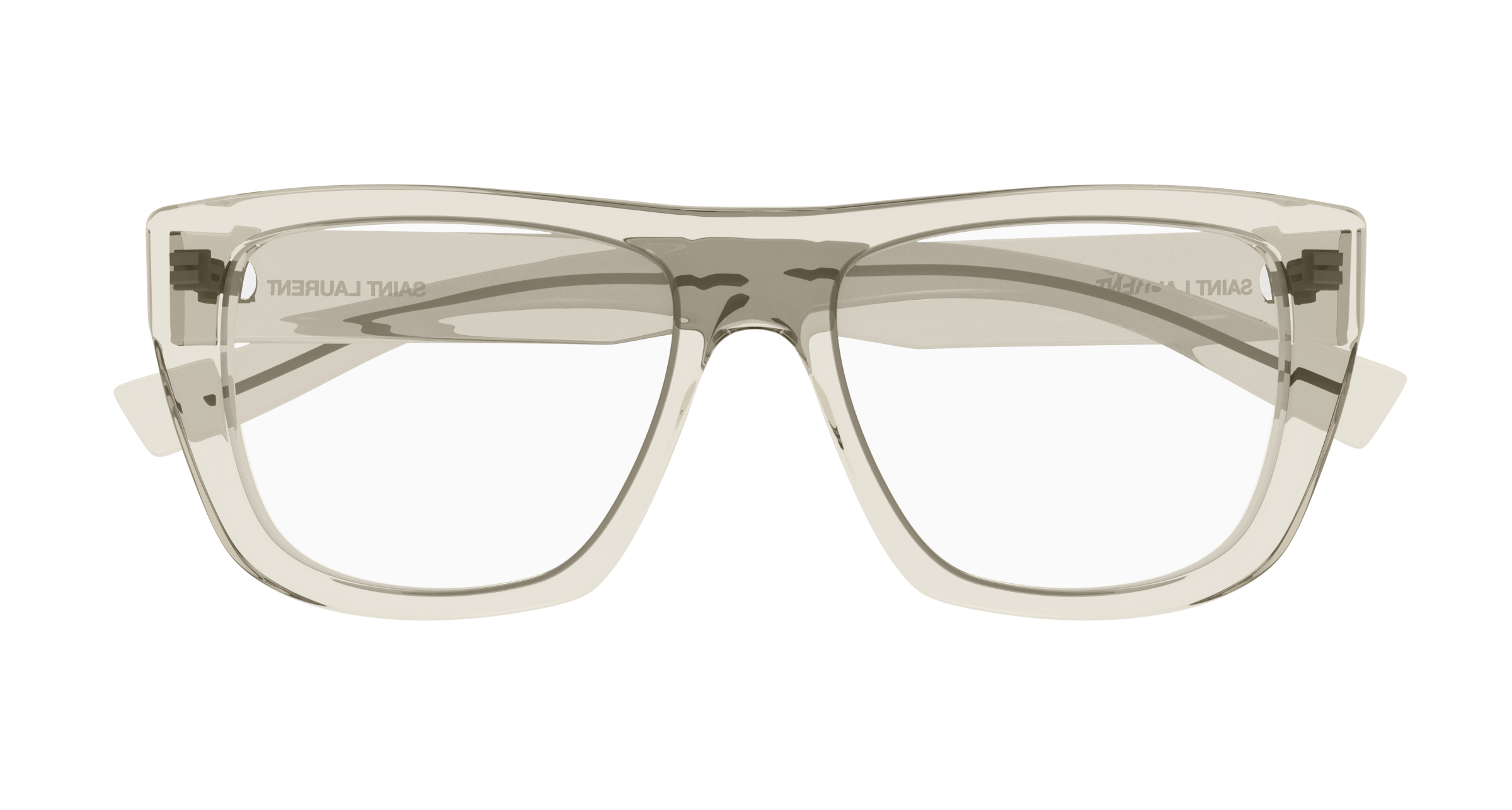 Beige Eyeglasses Saint Laurent 889652516110