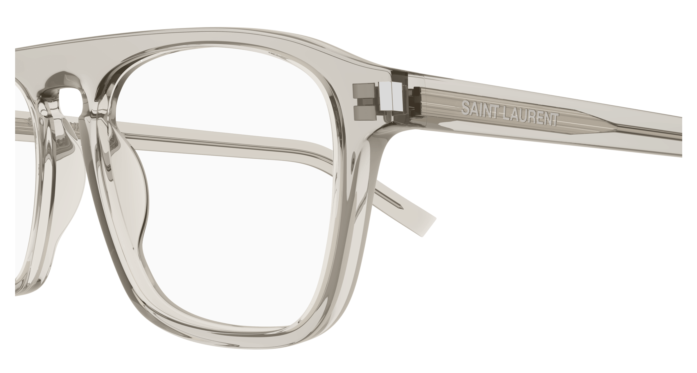 Beige Eyeglasses Saint Laurent 889652488103