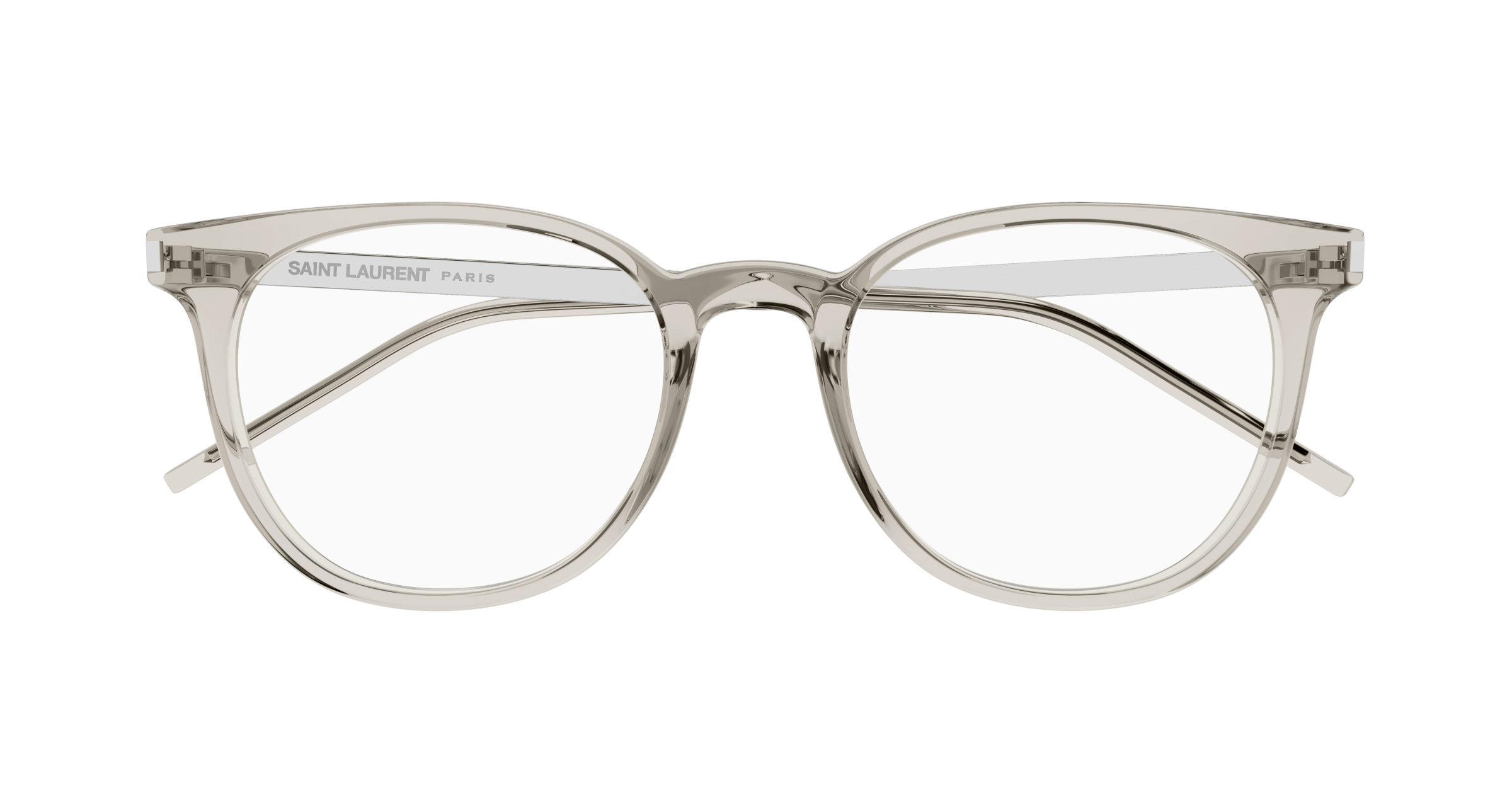 Beige Eyeglasses Saint Laurent 889652487434