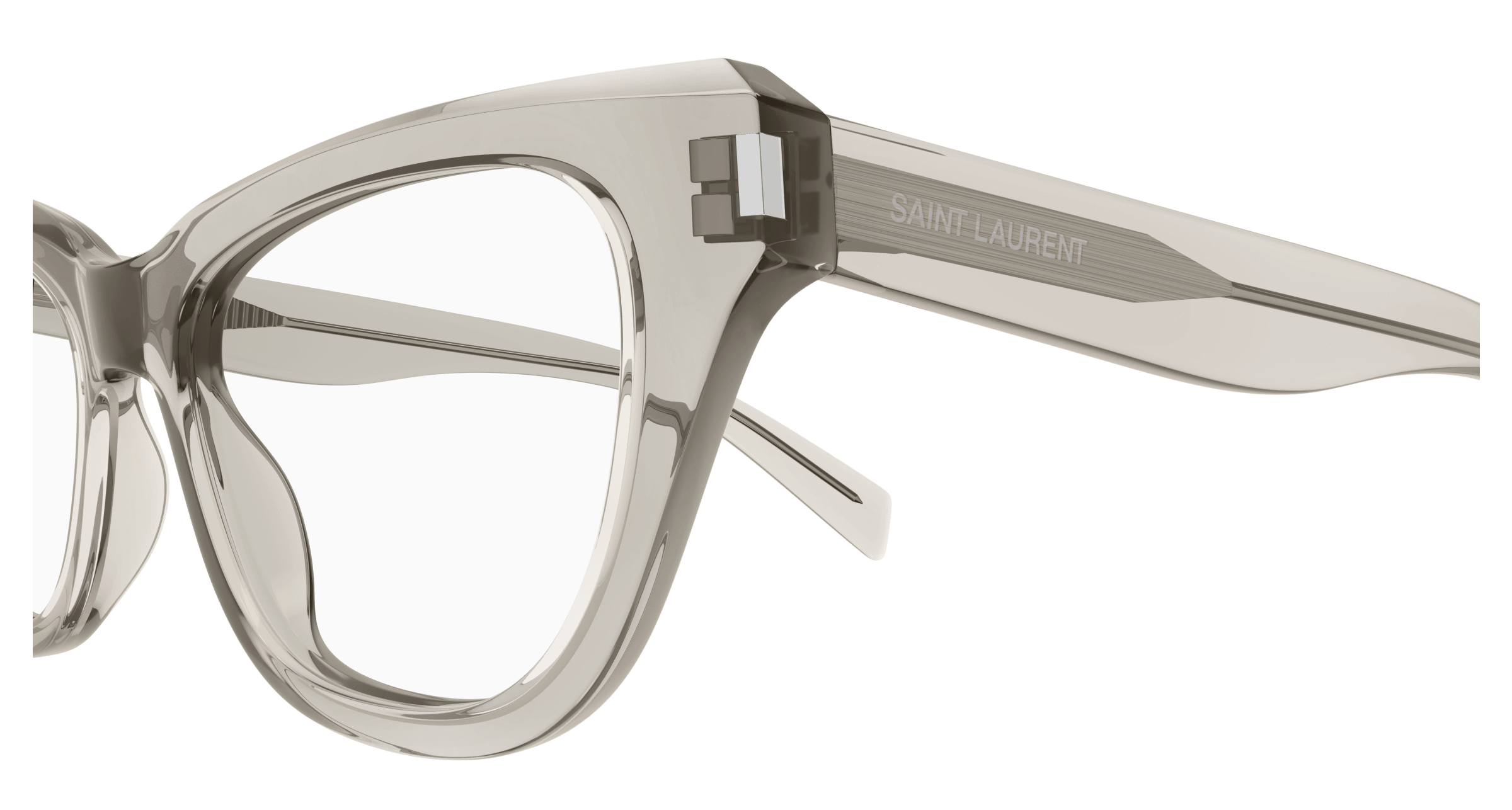 Beige Eyeglasses Saint Laurent 889652488035