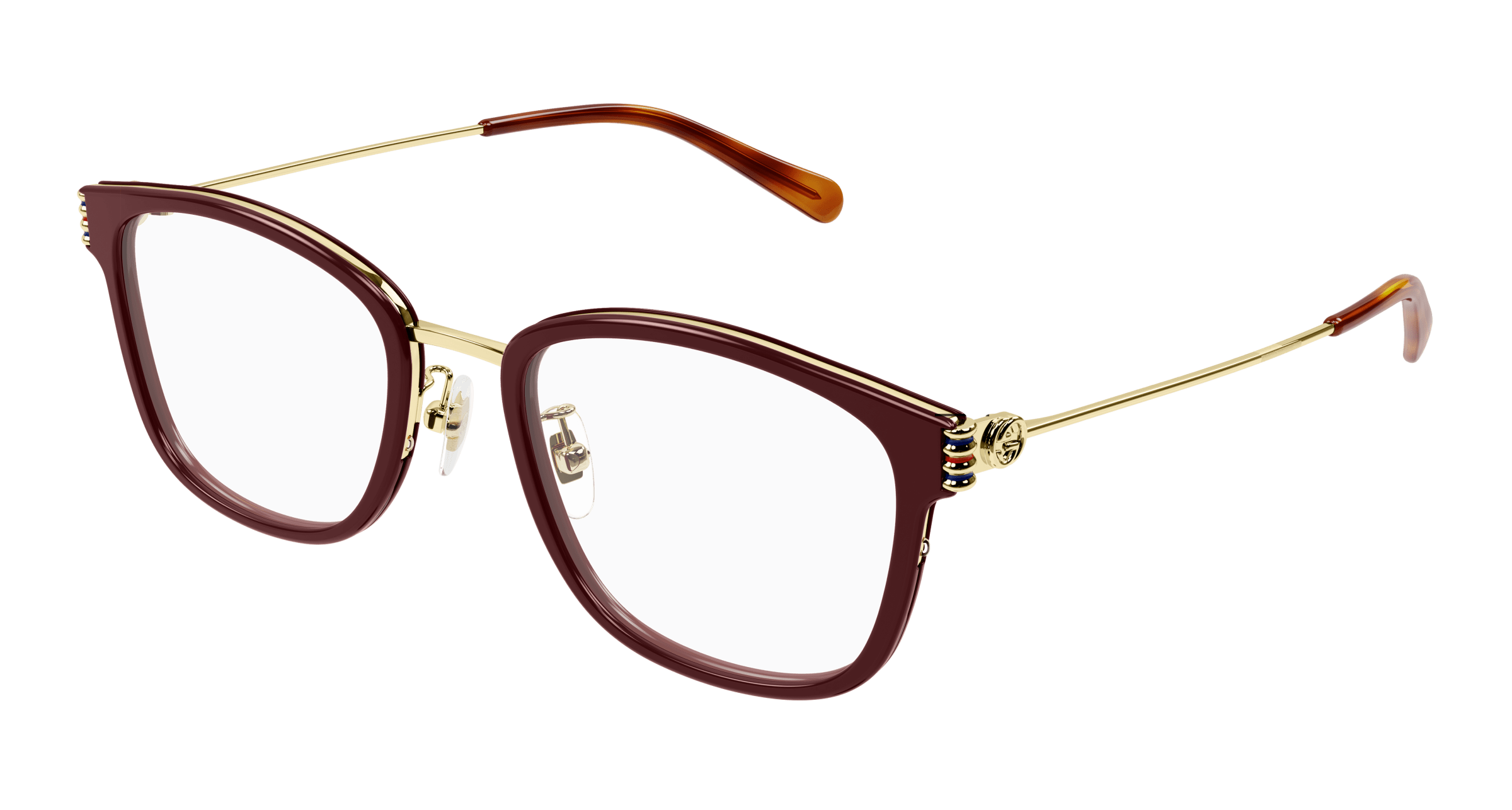 Burgundy Eyeglasses Gucci 889652525440