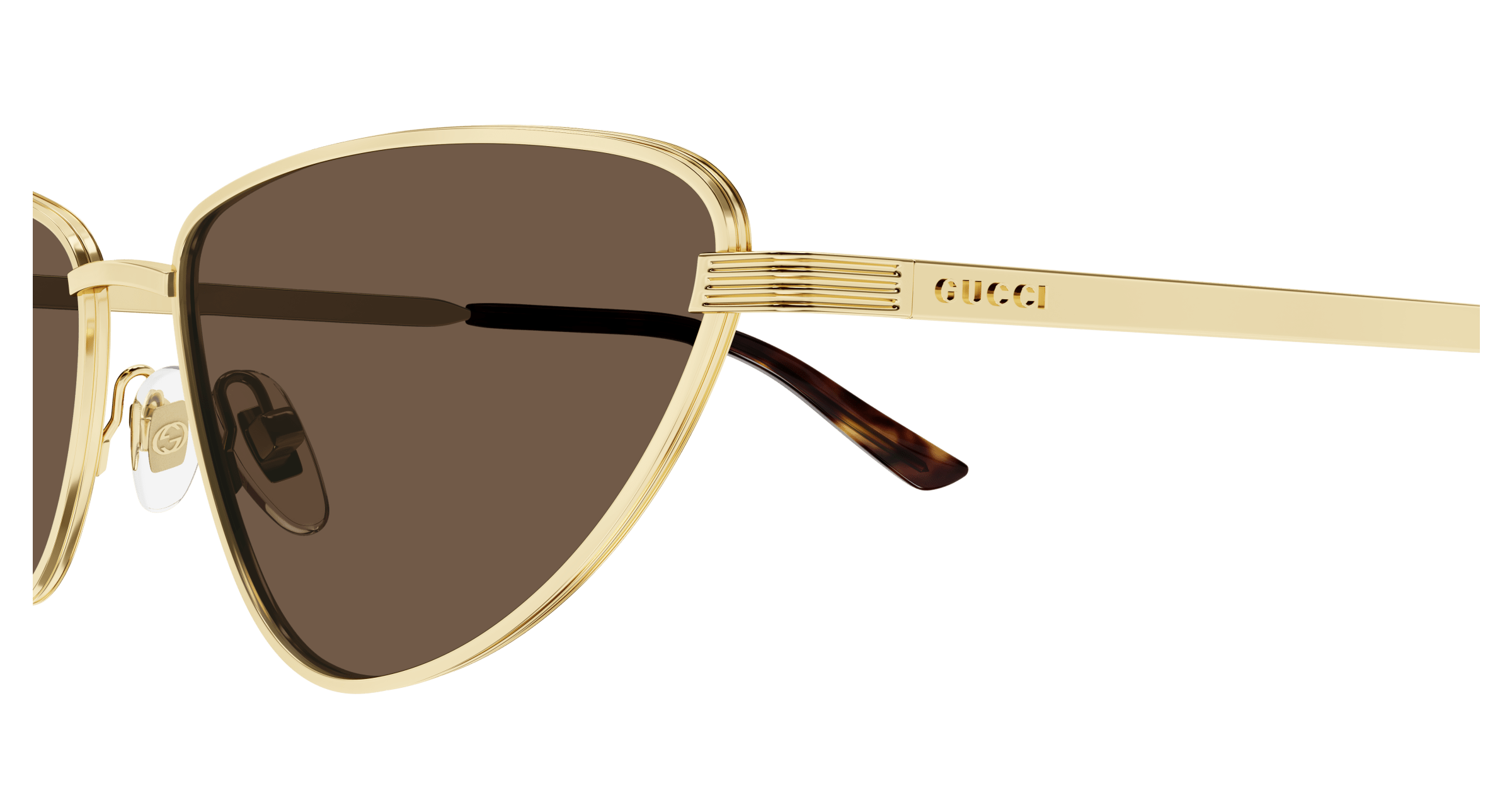 Gold Sunglasses Gucci 889652529875