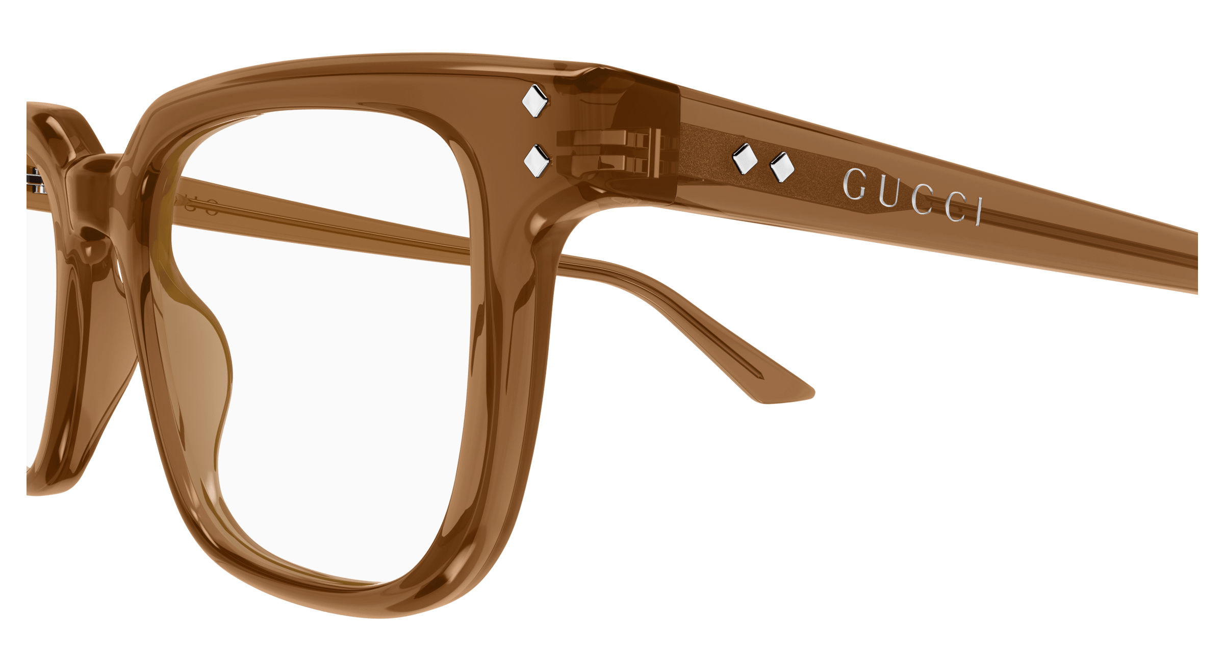 Brown Eyeglasses Gucci 889652529080