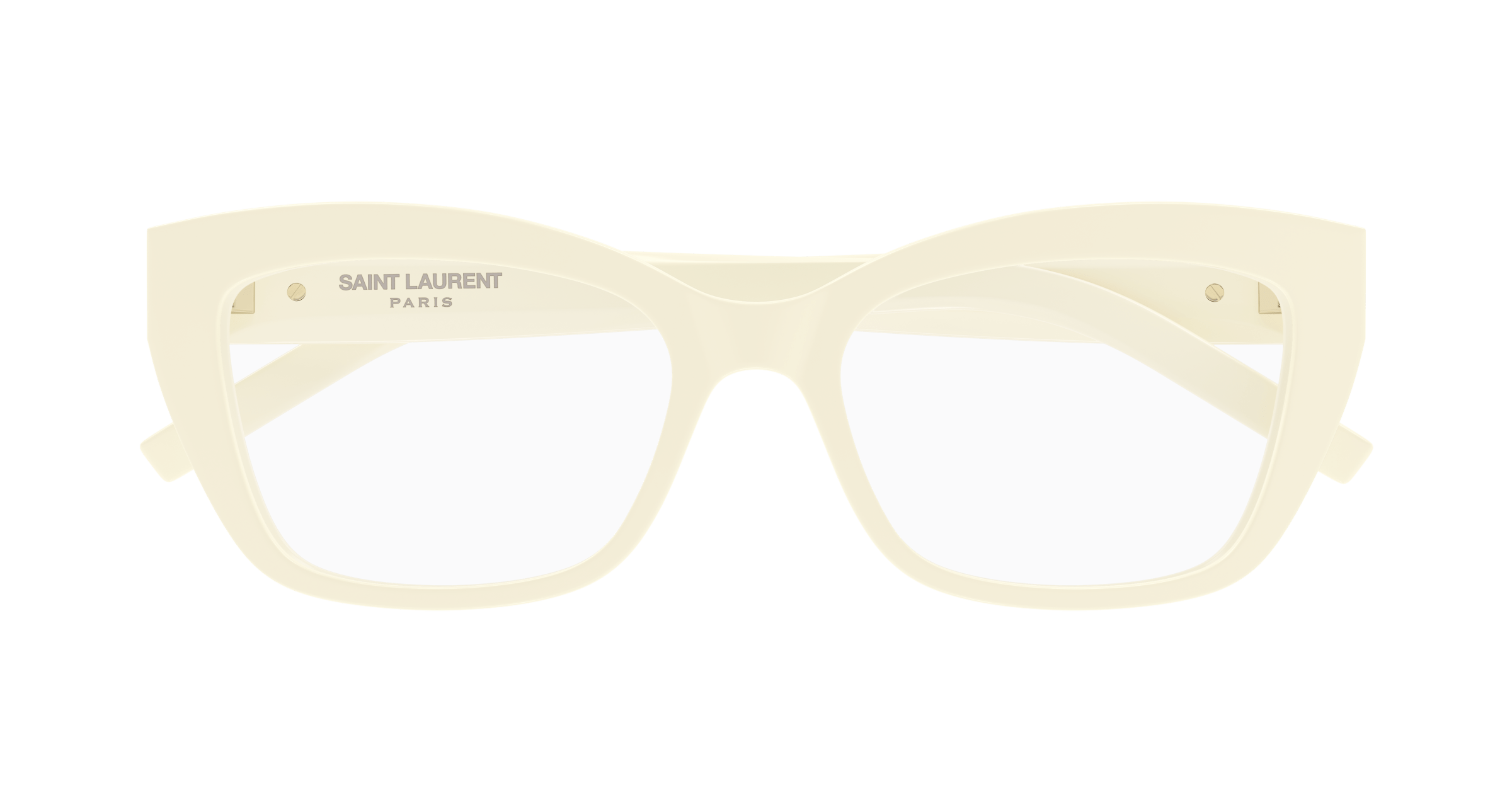 Ivory Eyeglasses Saint Laurent 889652560823