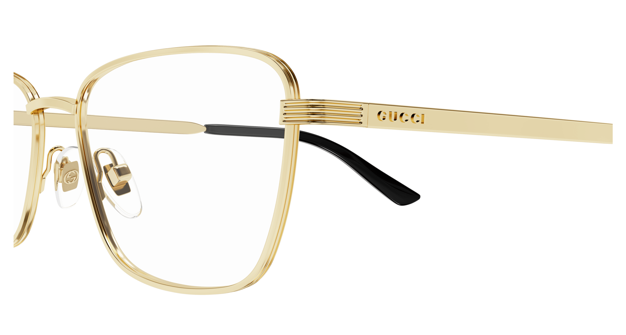 Gold Eyeglasses Gucci 889652529912