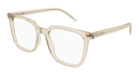 Beige Eyeglasses Saint Laurent 889652556345