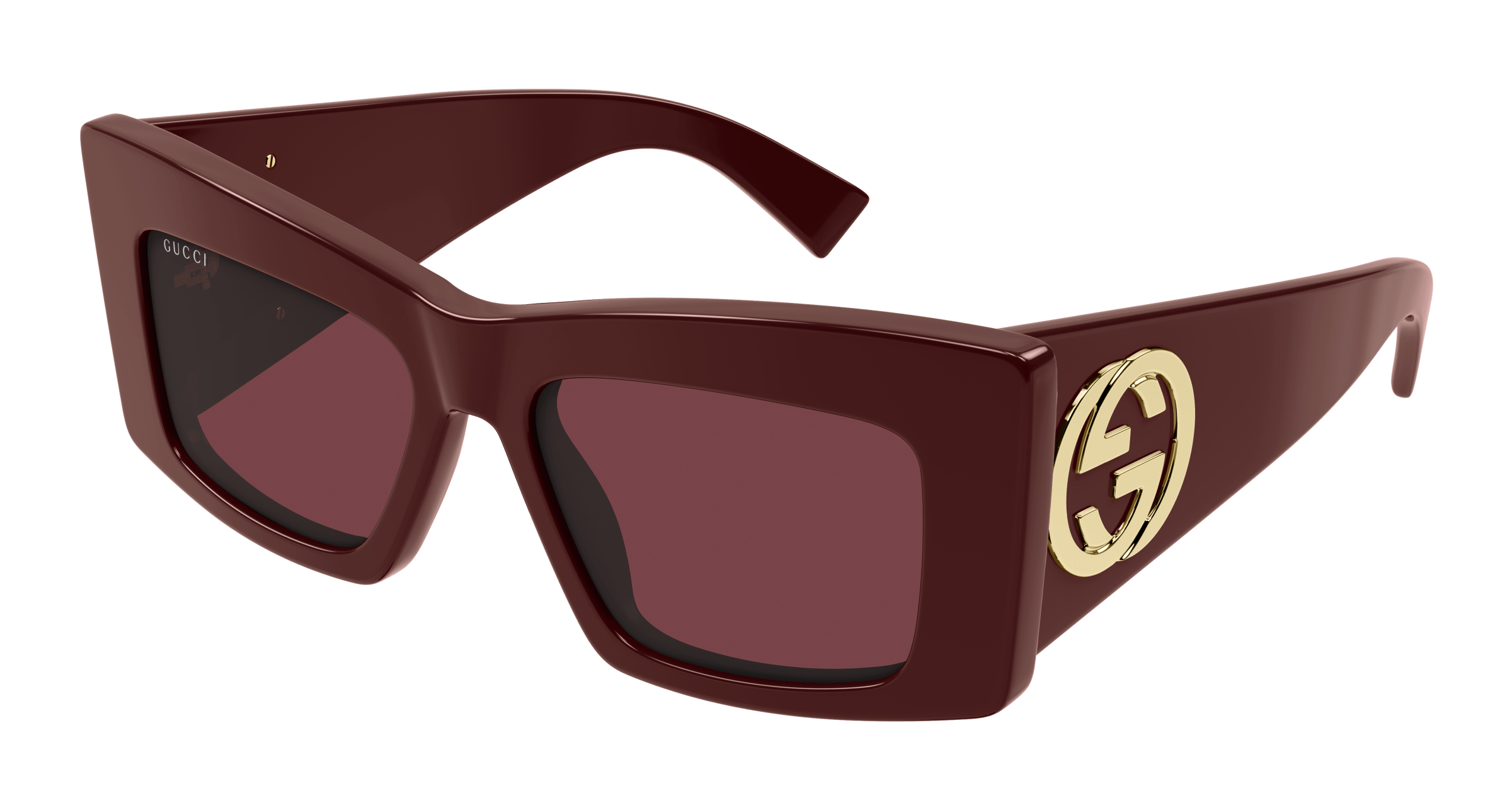 Burgundy Sunglasses Gucci 889652528779