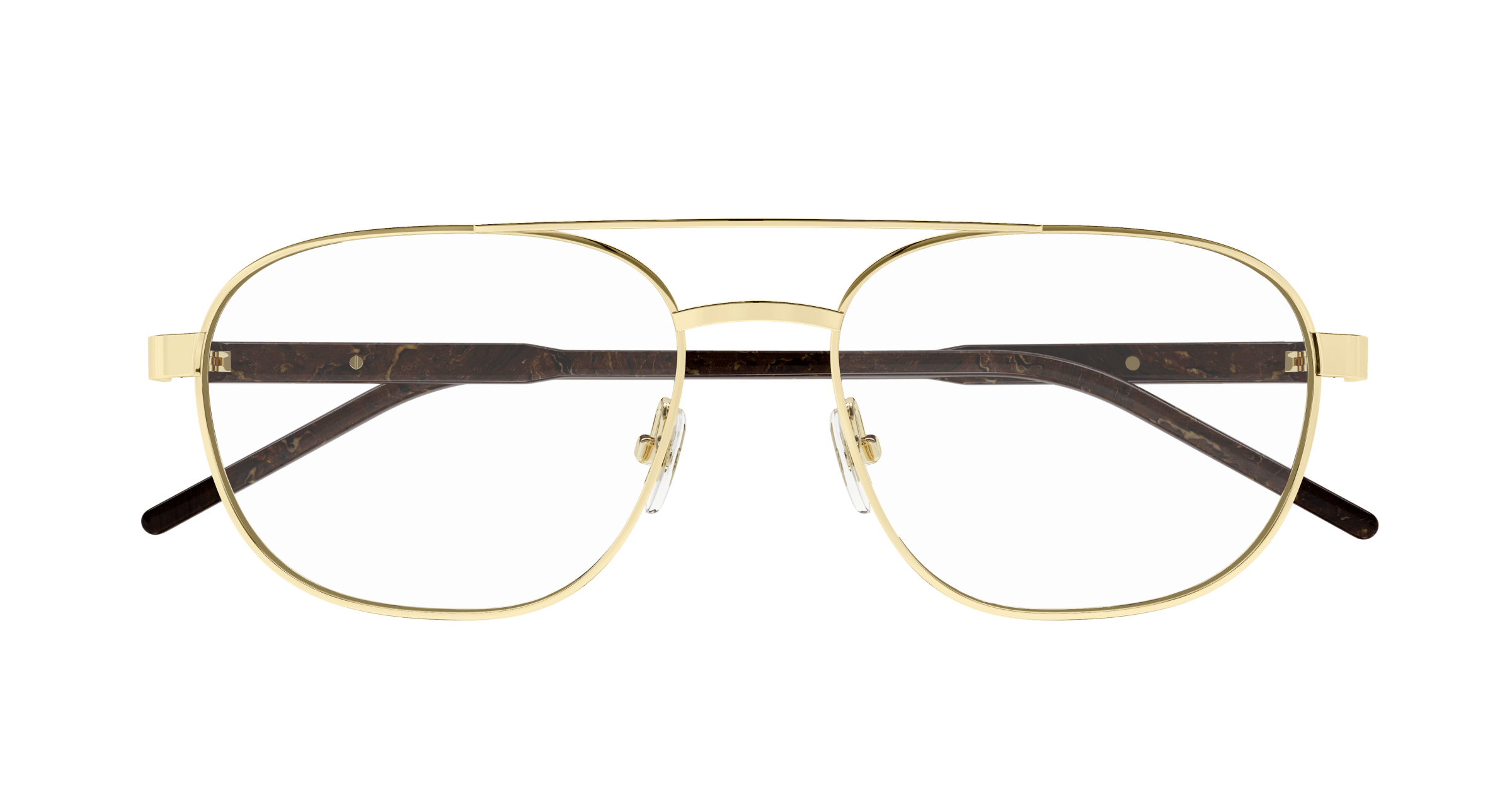 Gold Eyeglasses Gucci 889652528045