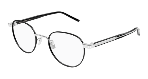 Silver Eyeglasses Saint Laurent 889652555867