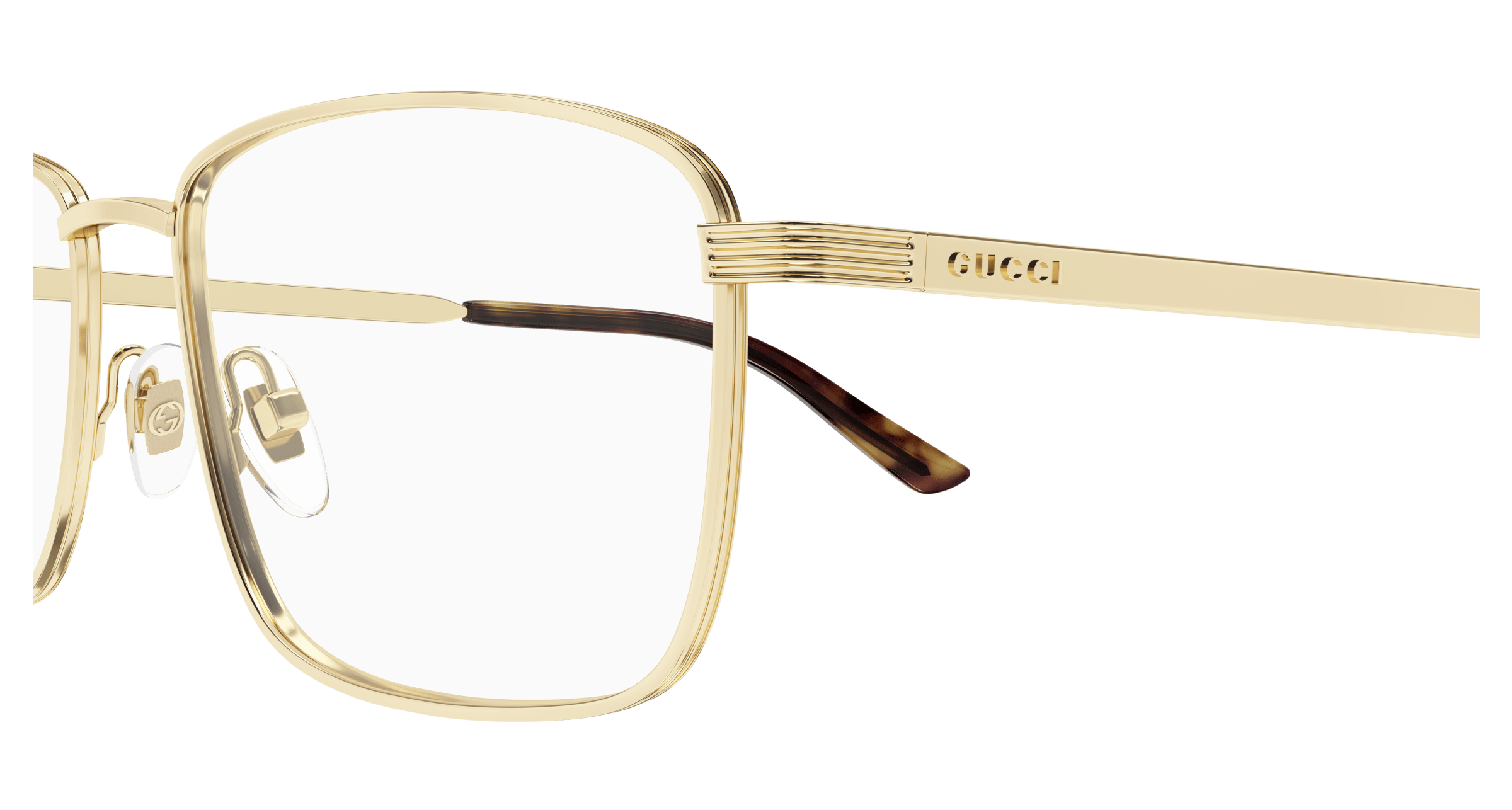 Gold Eyeglasses Gucci 889652530192