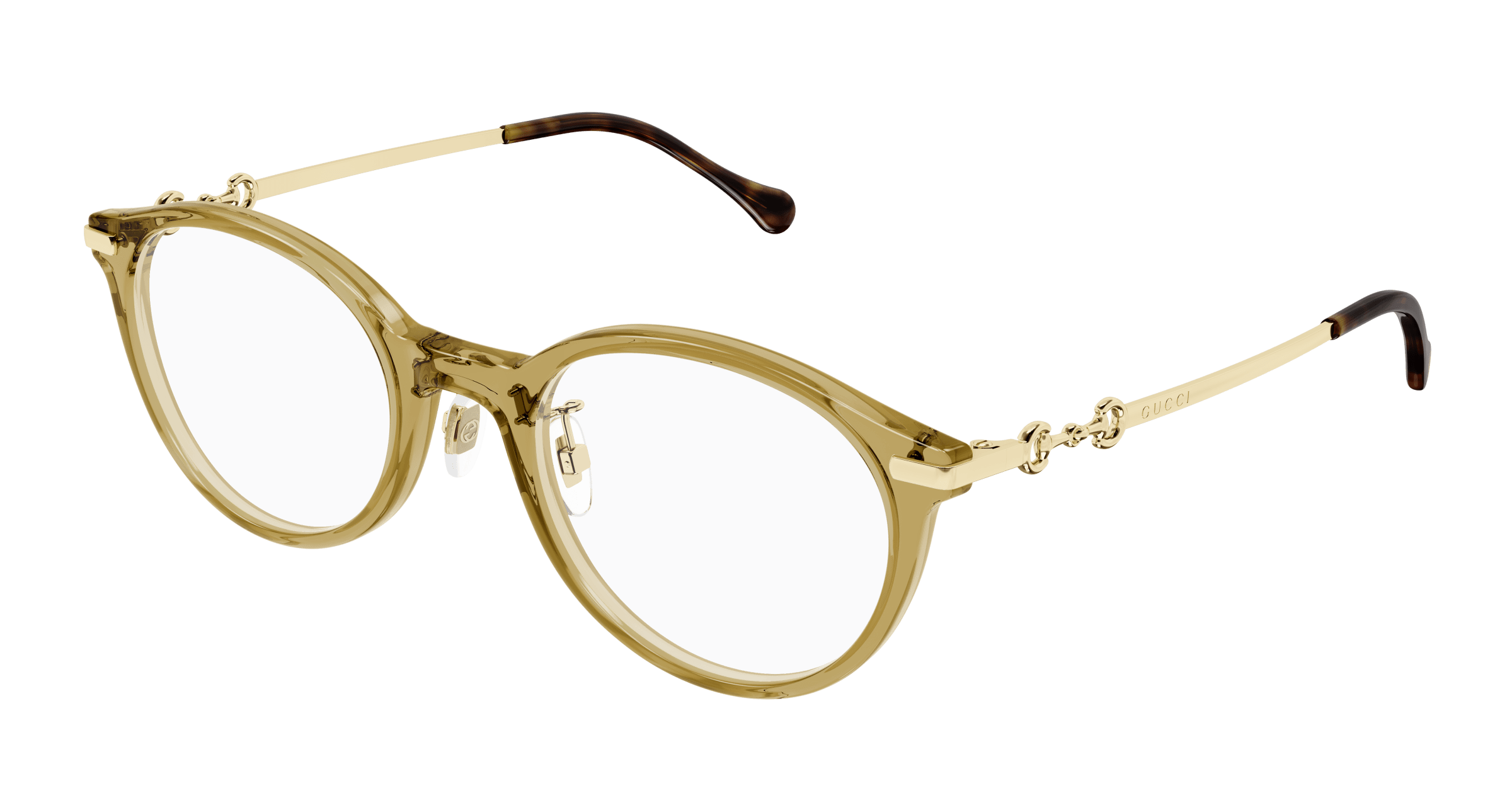 Yellow Eyeglasses Gucci 889652527406