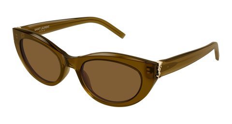 Brown Sunglasses Saint Laurent 889652554808