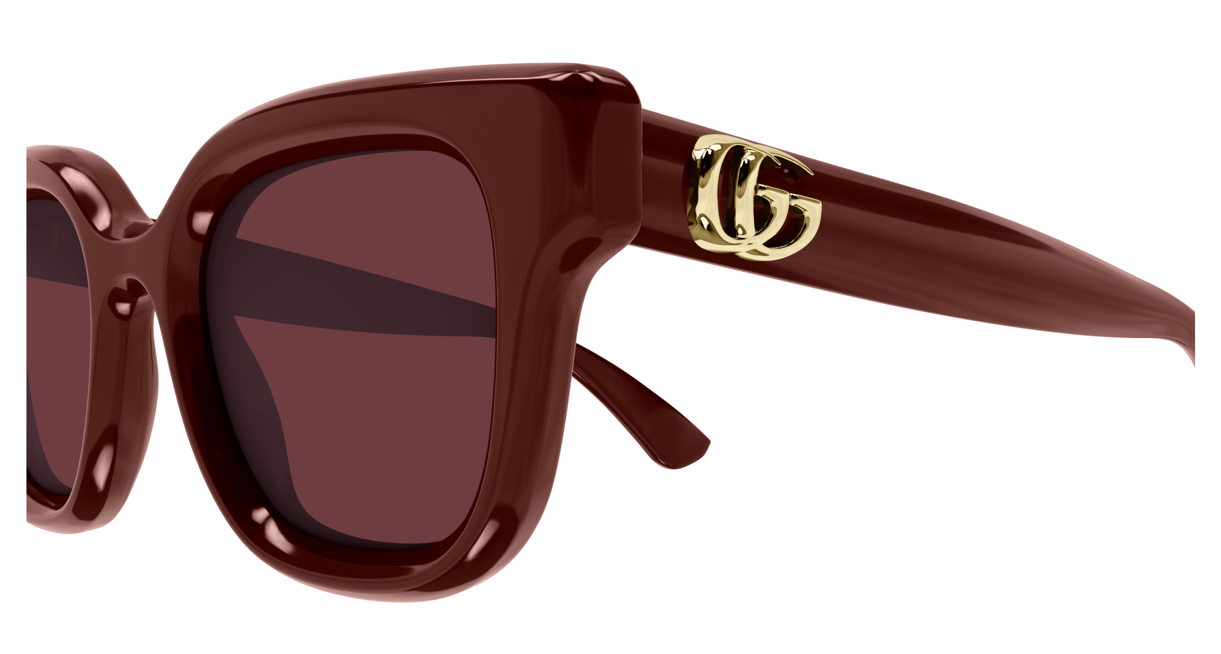 Burgundy Sunglasses Gucci 889652527215