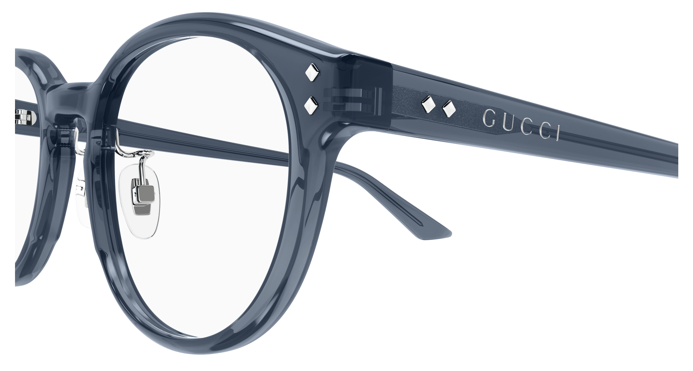 Blue Eyeglasses Gucci 889652525594