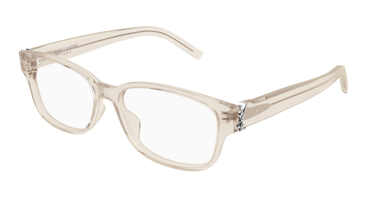 Beige Eyeglasses Saint Laurent 889652555966