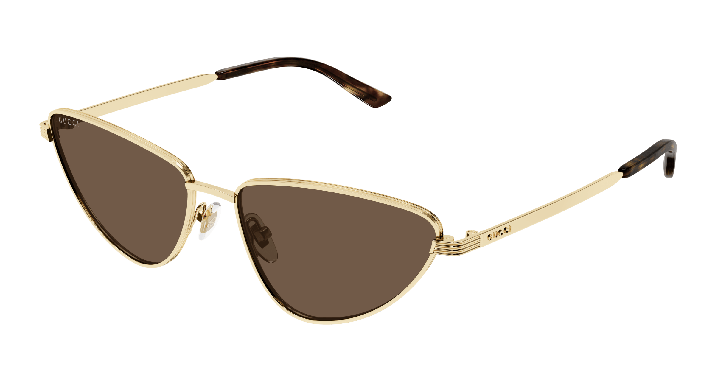 Gold Sunglasses Gucci 889652529875