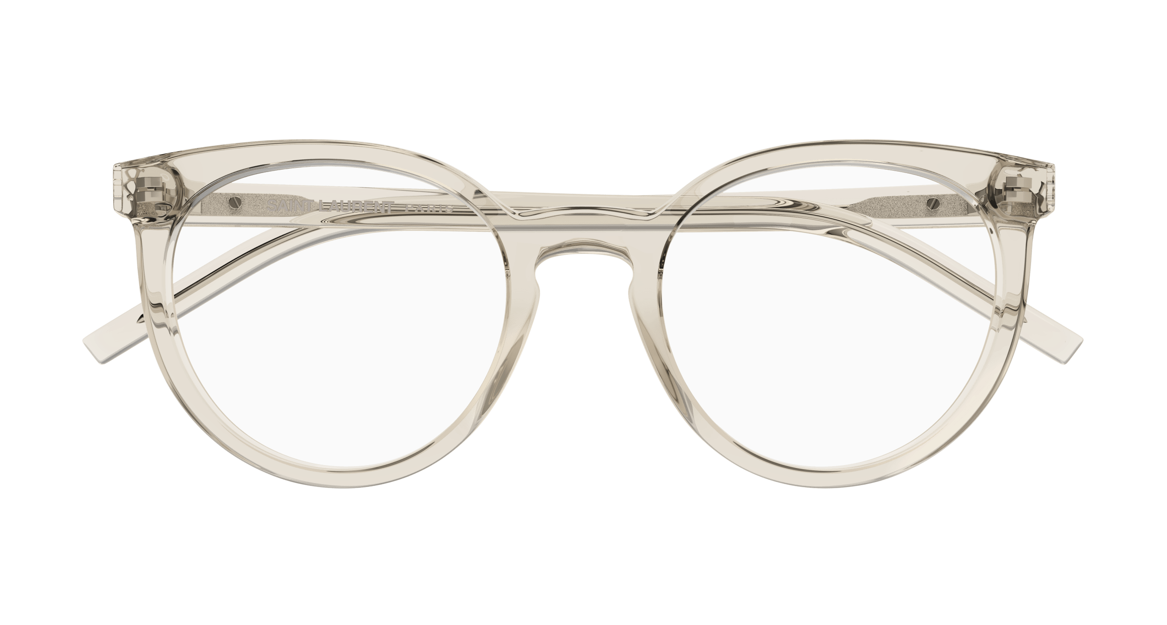 Beige Eyeglasses Saint Laurent 889652556222