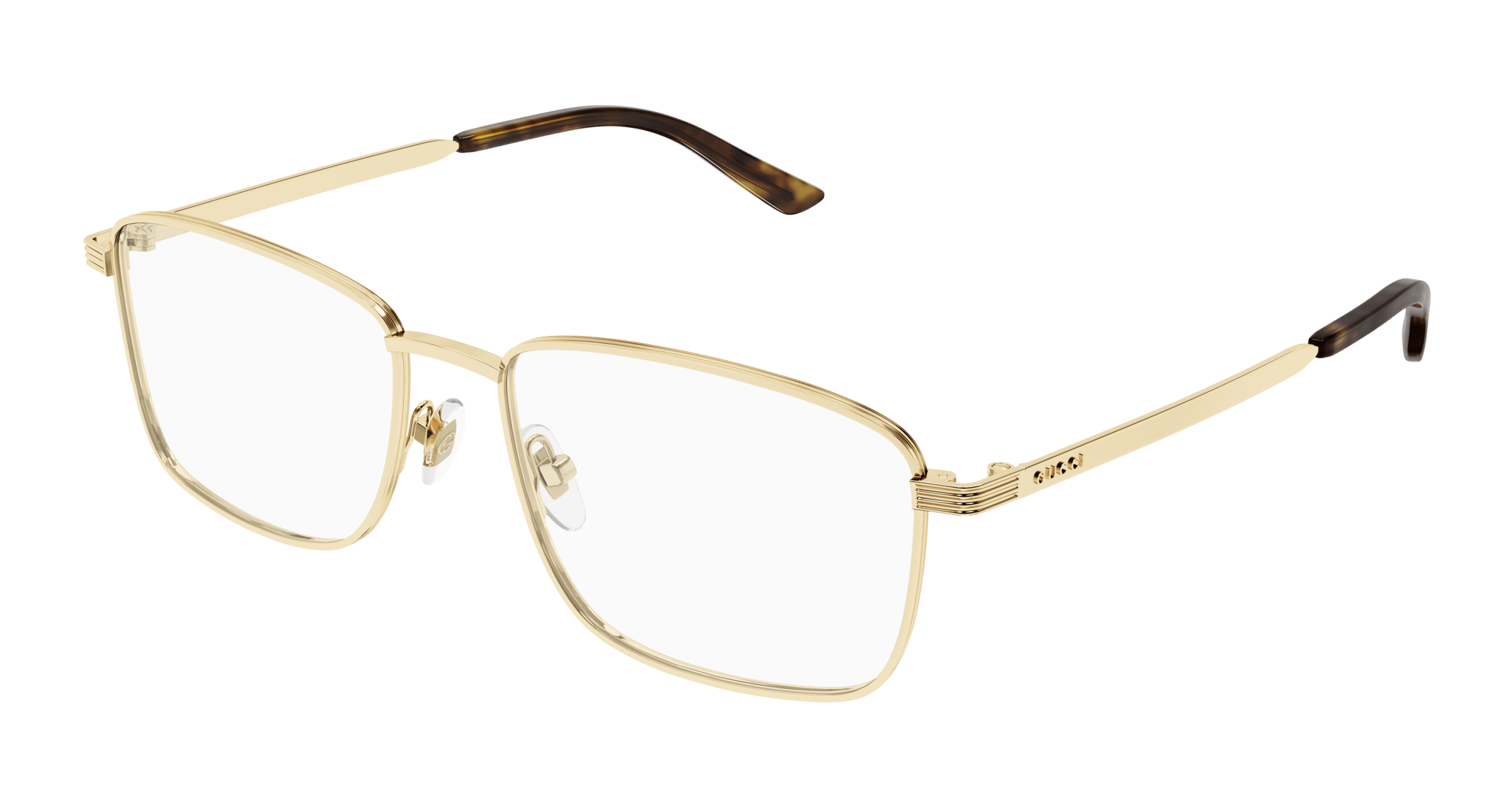 Gold Eyeglasses Gucci 889652530192