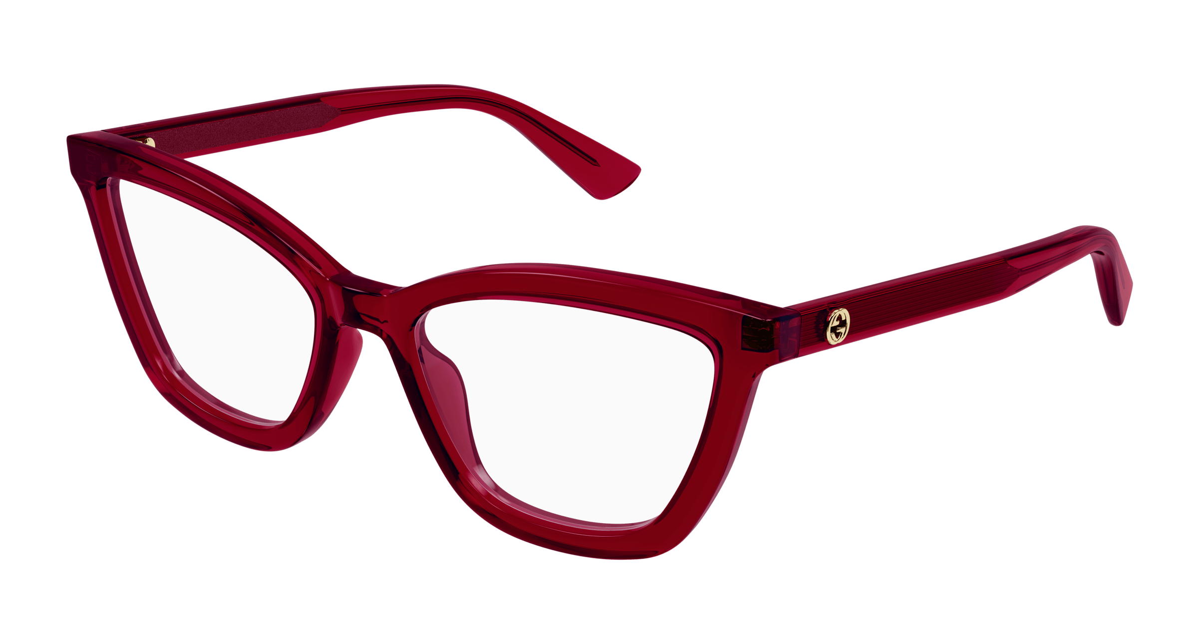 Red Eyeglasses Gucci 889652526058