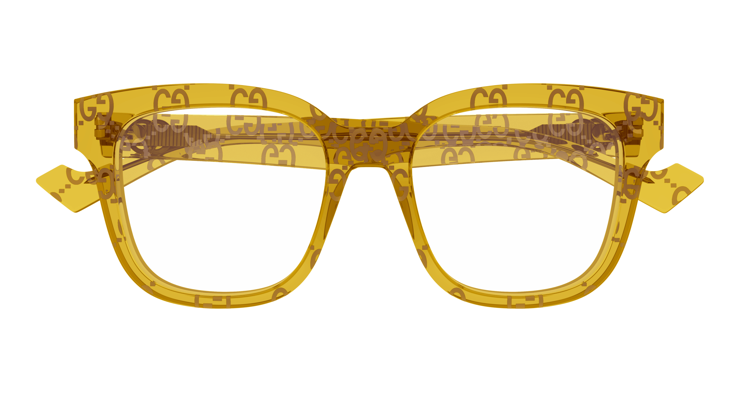 Yellow Eyeglasses Gucci 889652531434