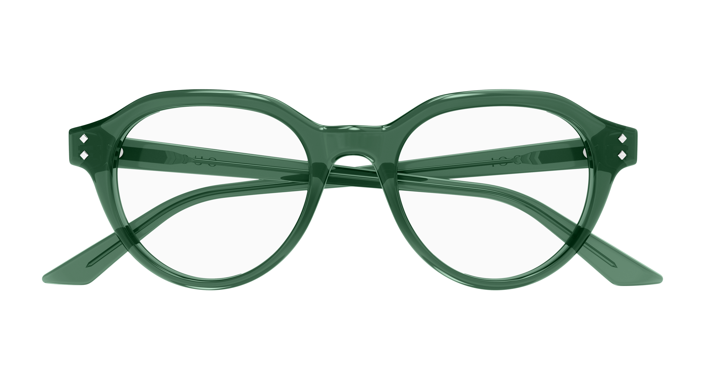 Green Eyeglasses Gucci 889652529042