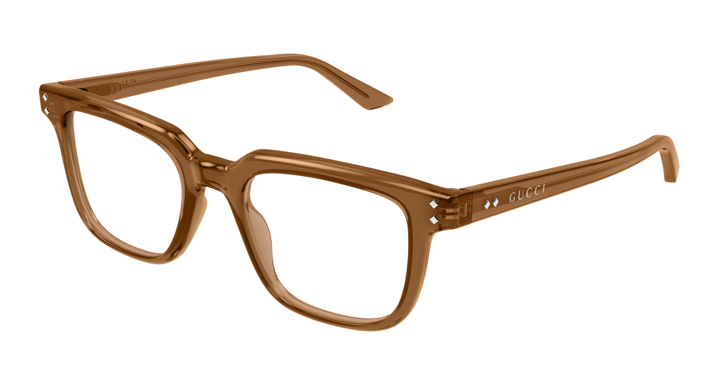 Brown Eyeglasses Gucci 889652529080