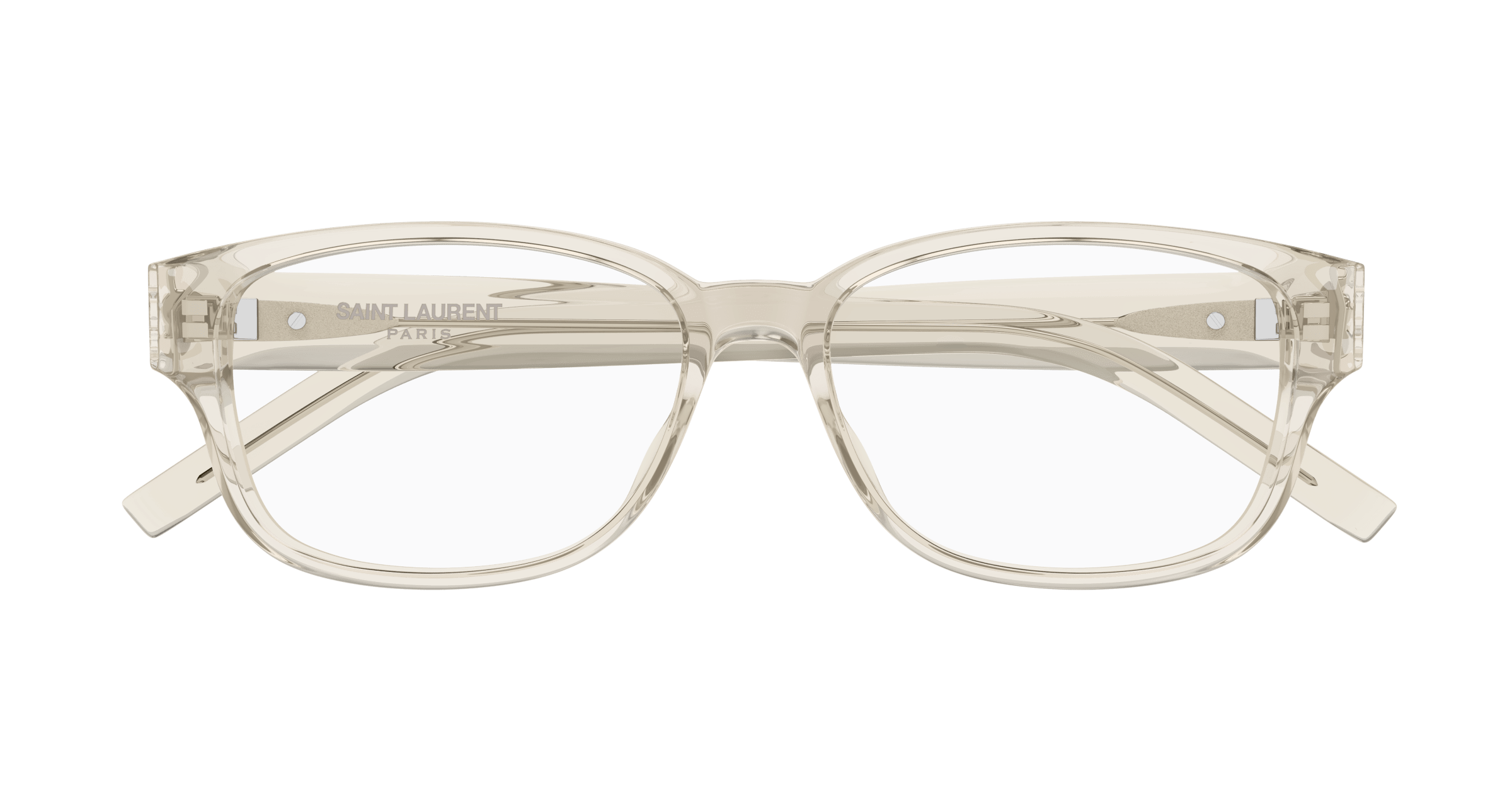 Beige Eyeglasses Saint Laurent 889652555966