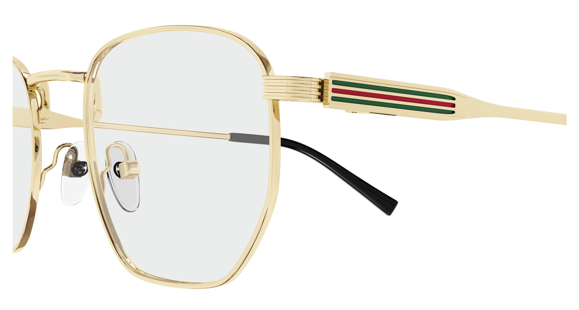 Gold Eyeglasses Gucci 889652530154