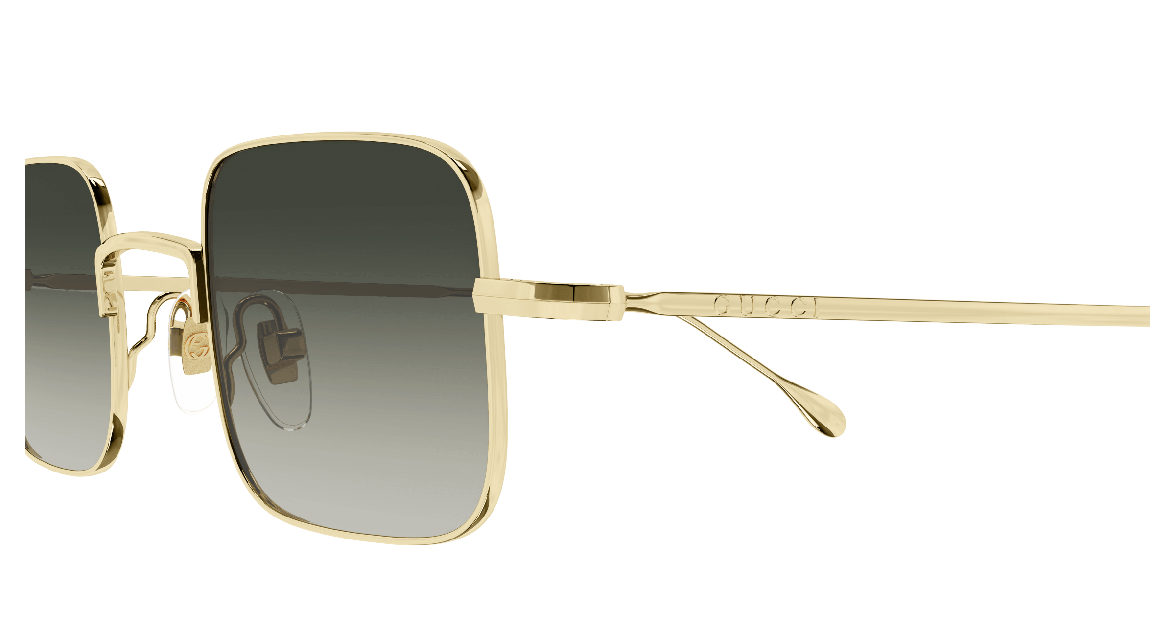 Gold Sunglasses Gucci 889652526607