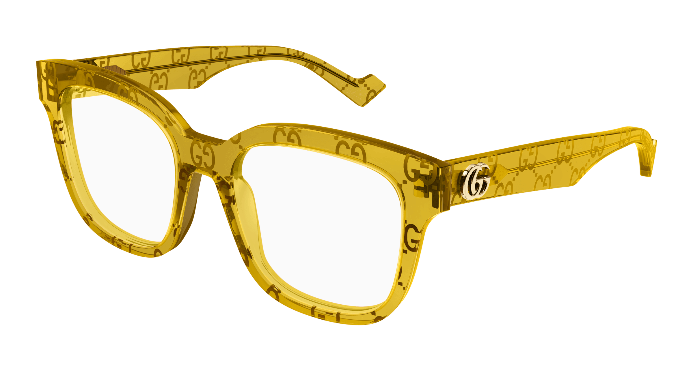 Yellow Eyeglasses Gucci 889652531434